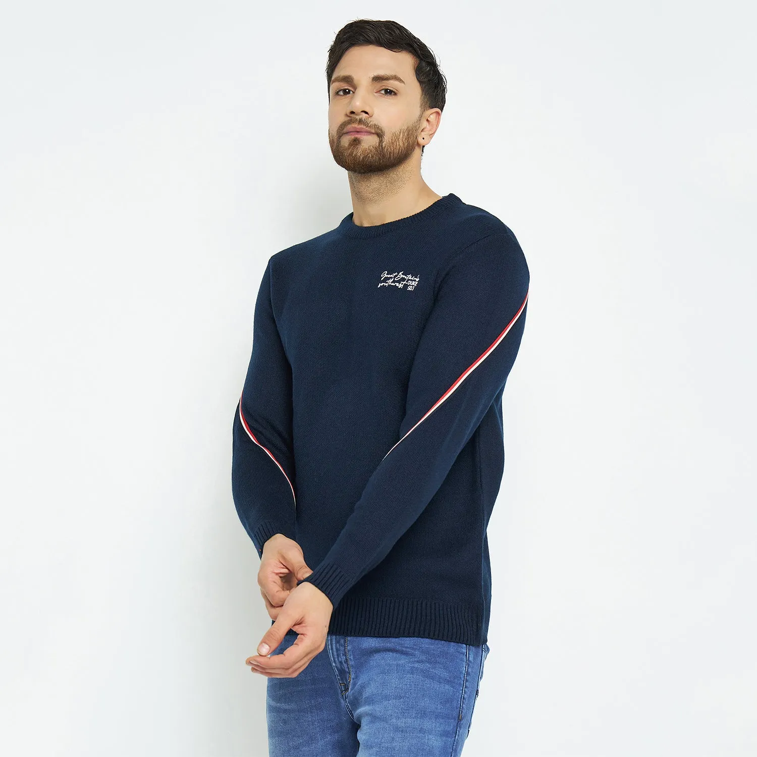 Duke Stardust Men Full Sleeve Regular Fit Pullover (SDS2114)