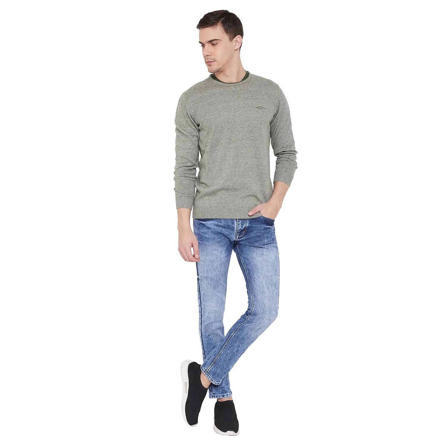 Duke Stardust Men Full Sleeve Round Neck Pullover (LQS6815)