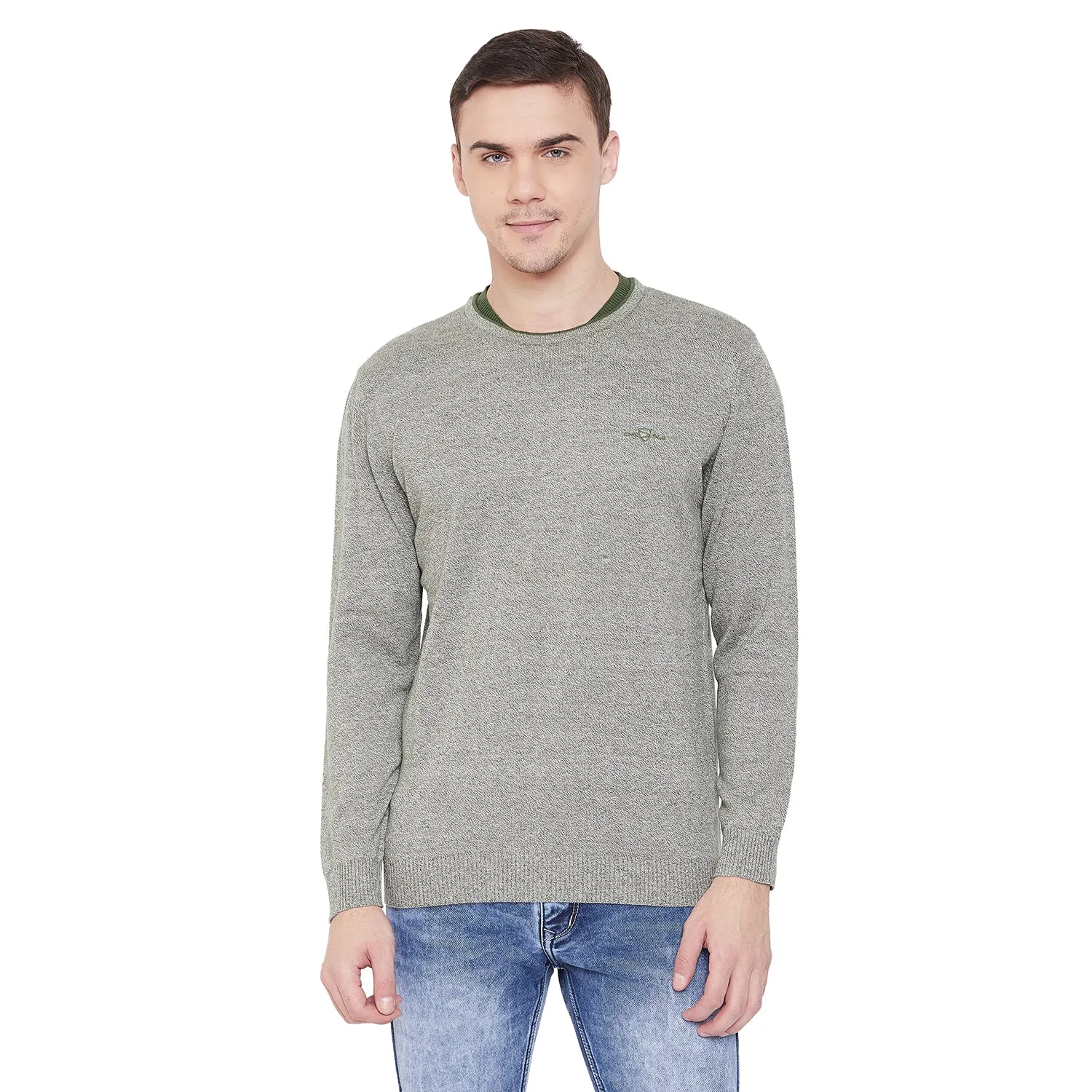 Duke Stardust Men Full Sleeve Round Neck Pullover (LQS6815)
