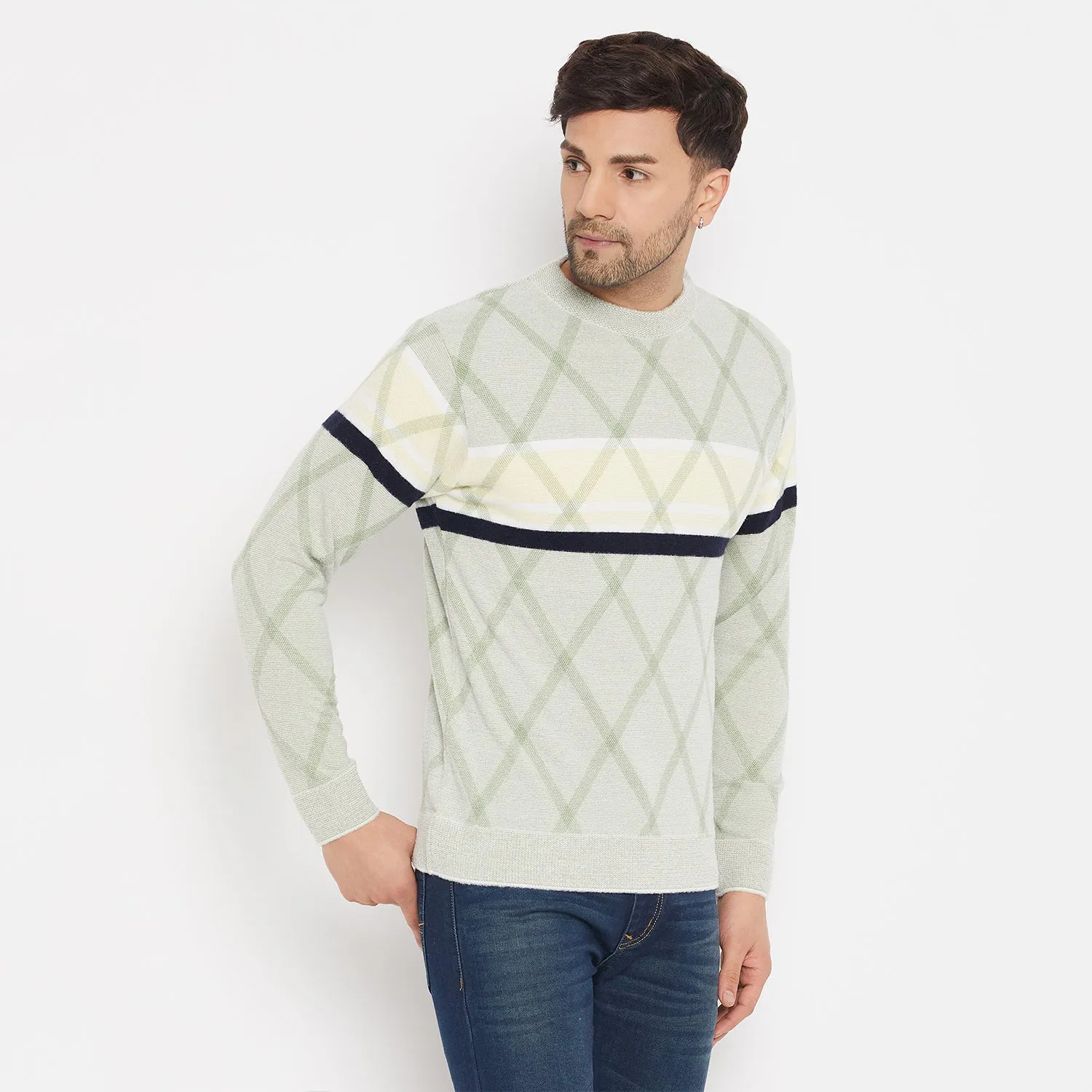 Duke Stardust Men Full Sleeve Round Neck Pullover (SDS2105)