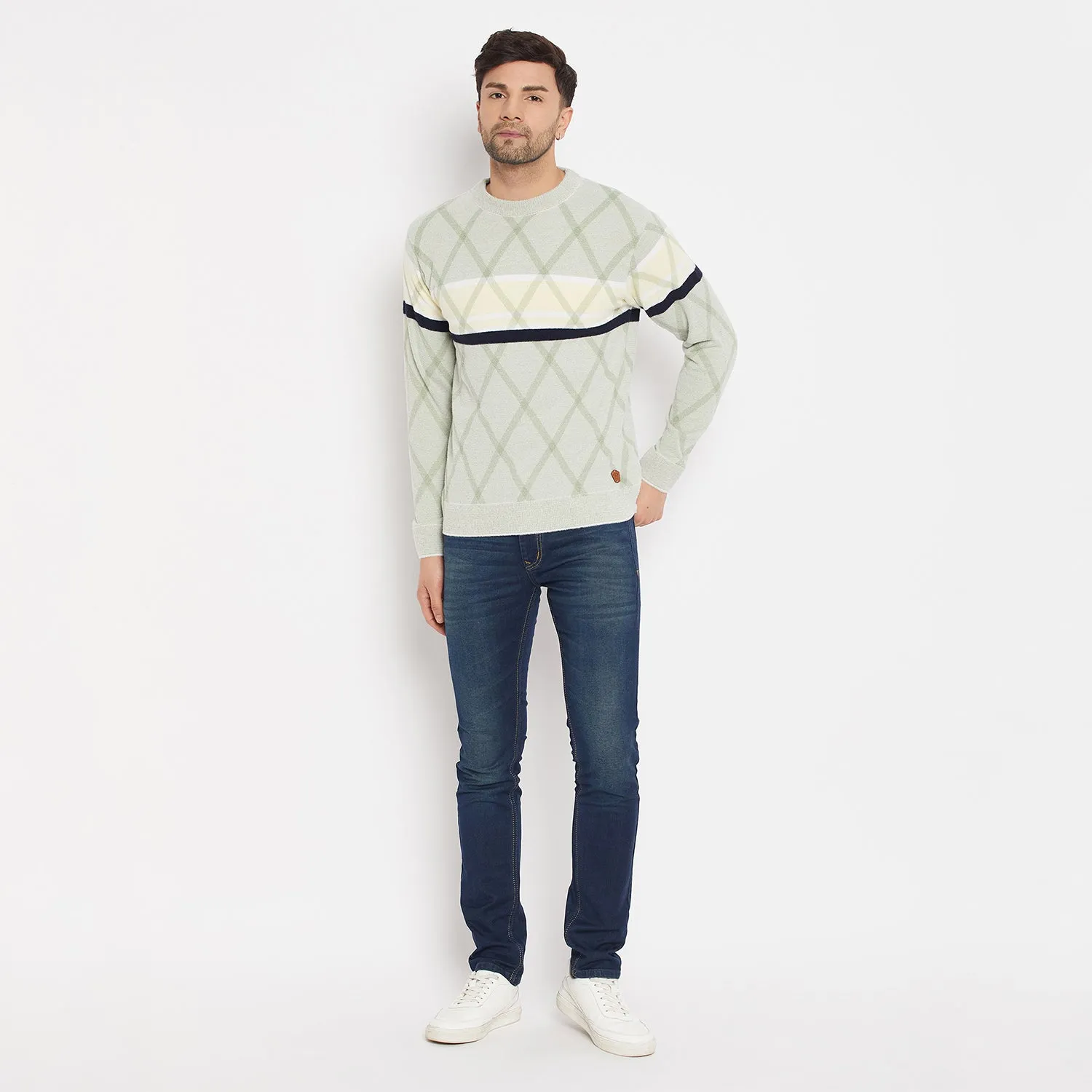 Duke Stardust Men Full Sleeve Round Neck Pullover (SDS2105)