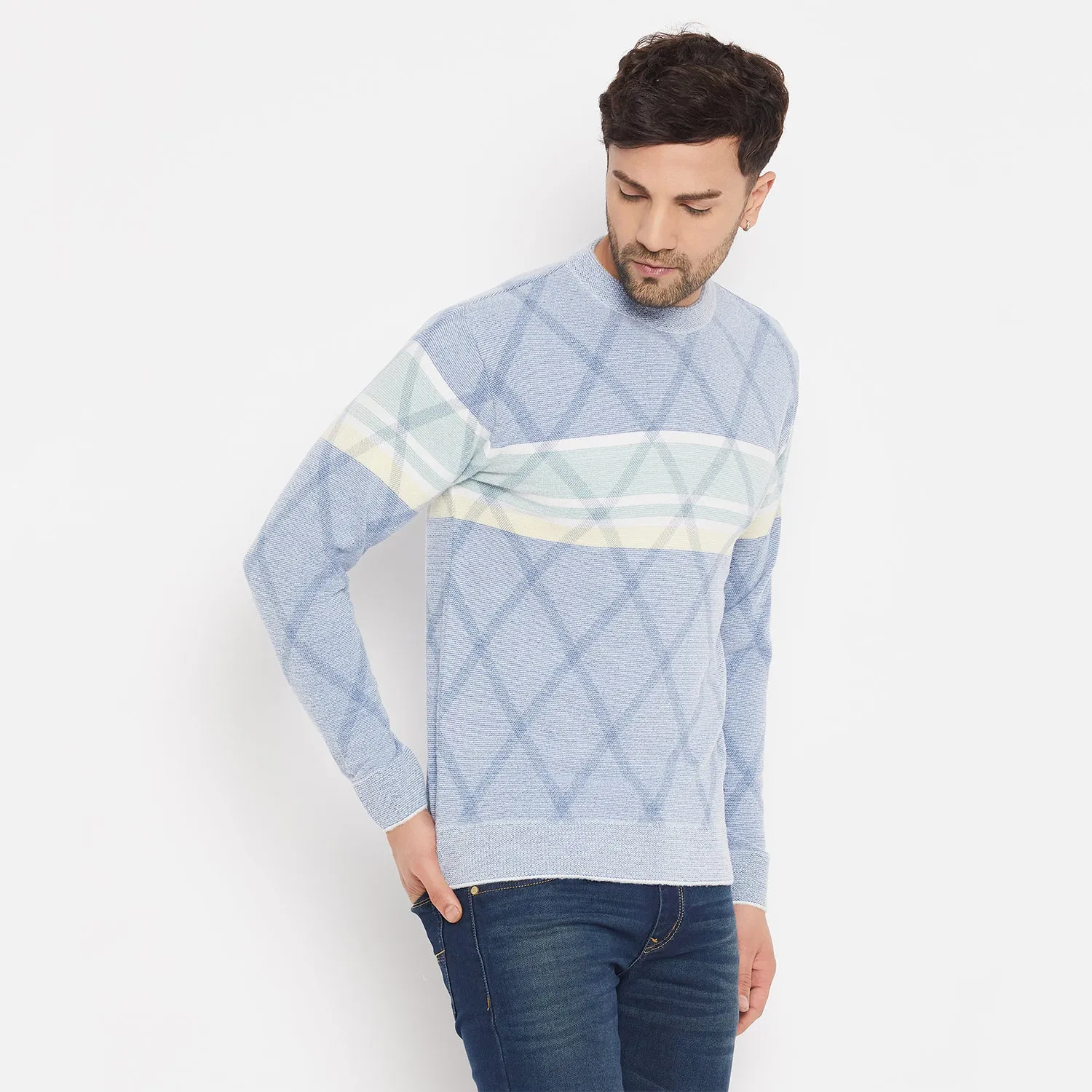 Duke Stardust Men Full Sleeve Round Neck Pullover (SDS2105)