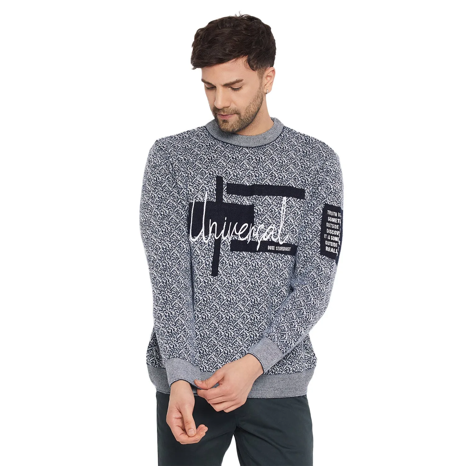 Duke Stardust Men Full Sleeve Round Neck Pullover (SDS2115)