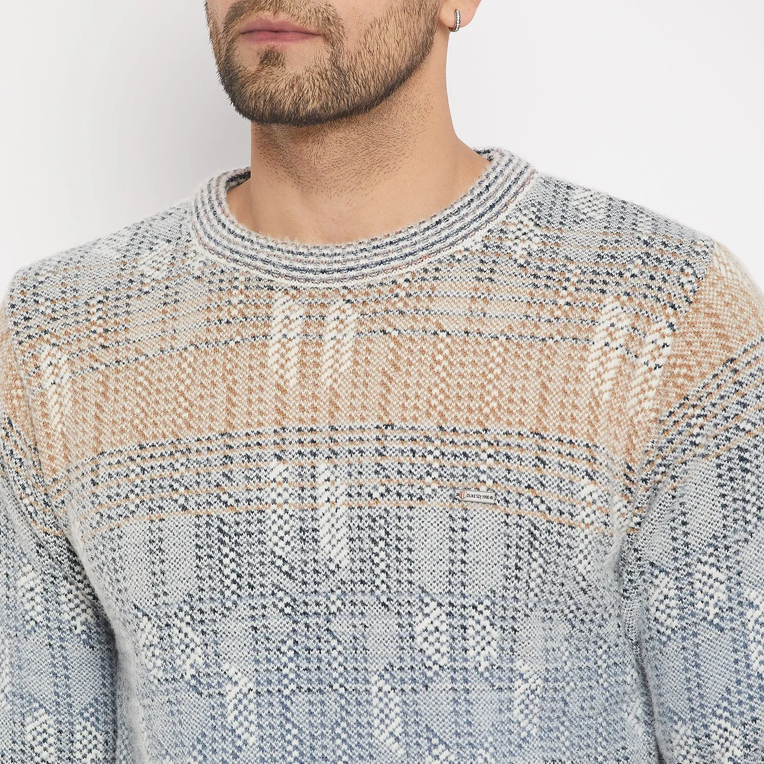 Duke Stardust Men Full Sleeve Round Neck Pullover (SDS2116)