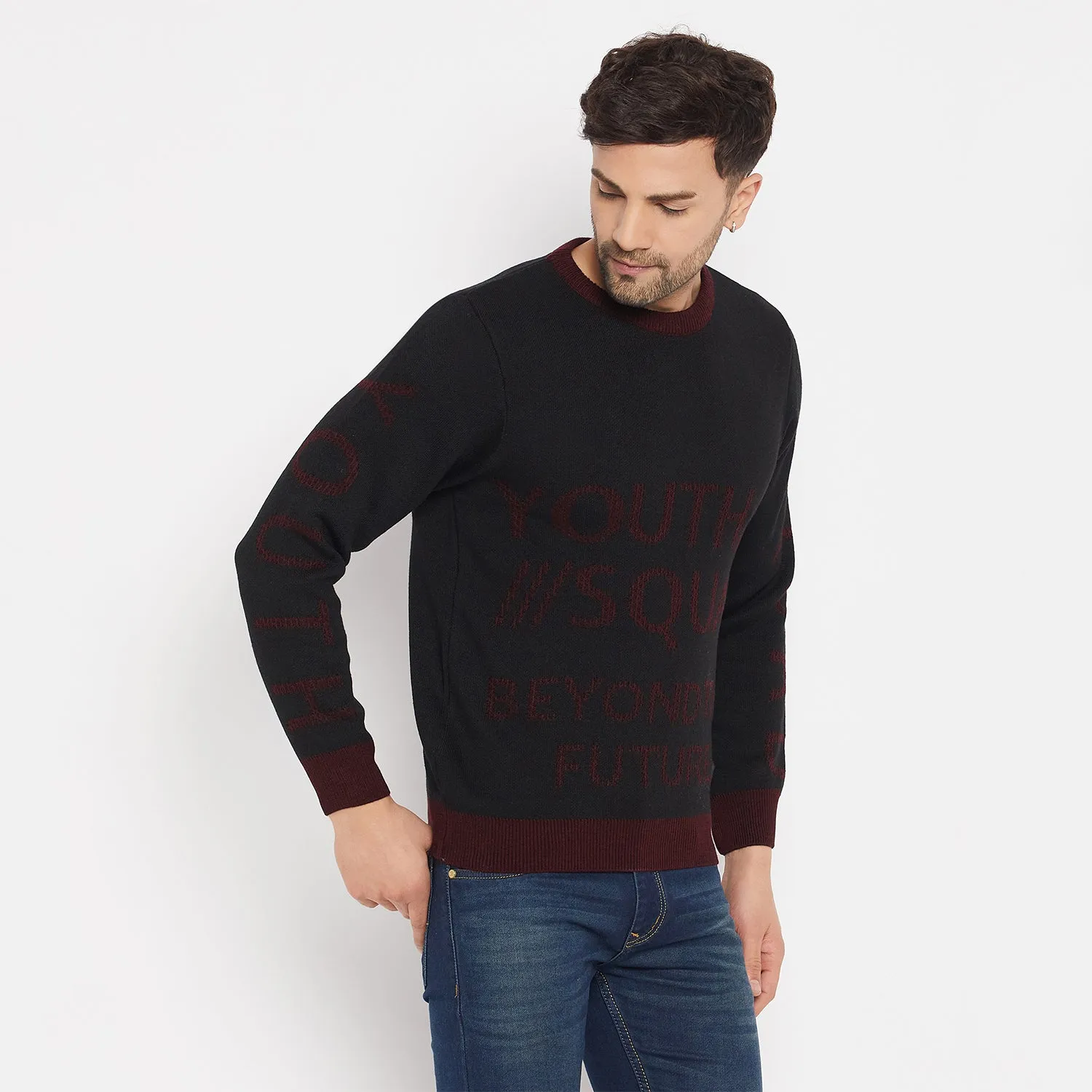 Duke Stardust Men Full Sleeve Round Neck Pullover (SDS2118)