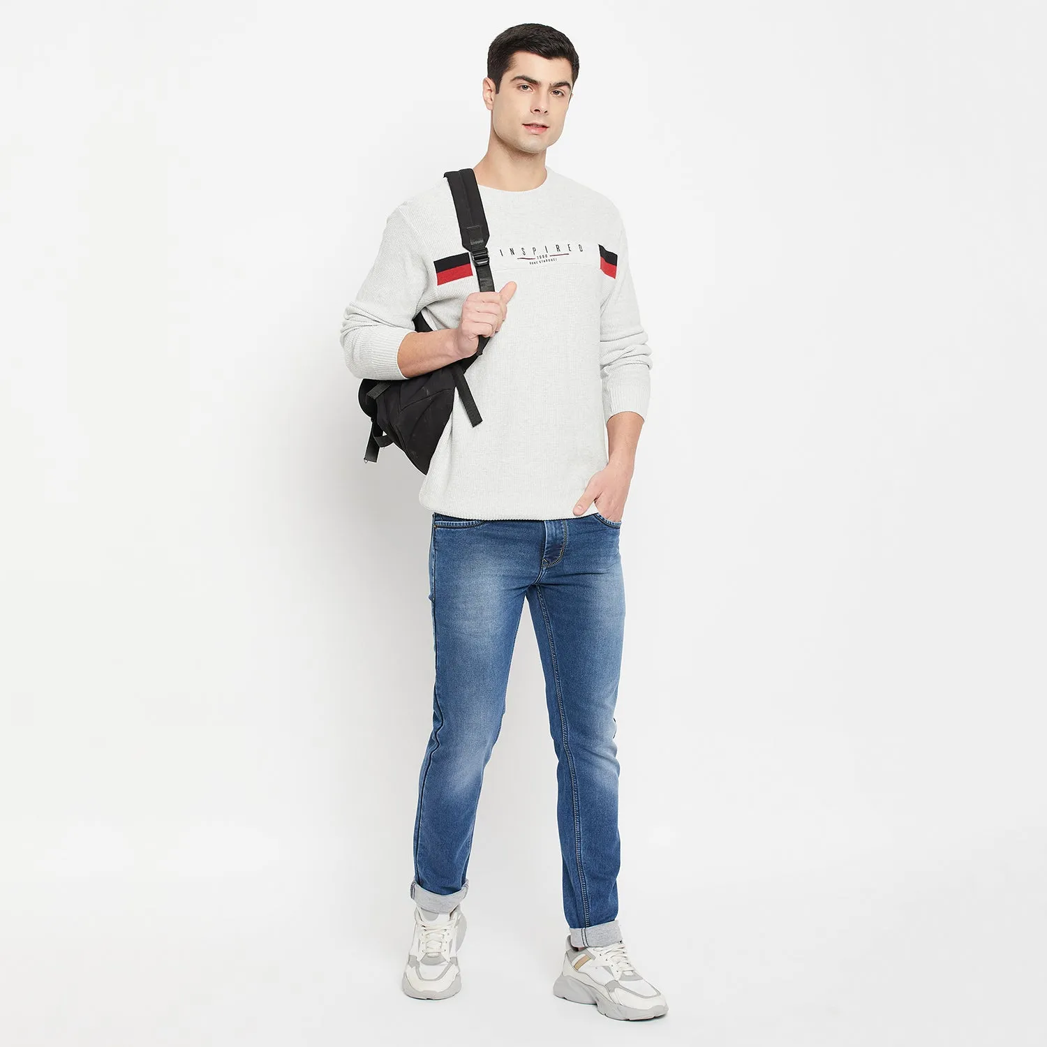 Duke Stardust Men Full Sleeve Round Neck Pullover (SDS674)