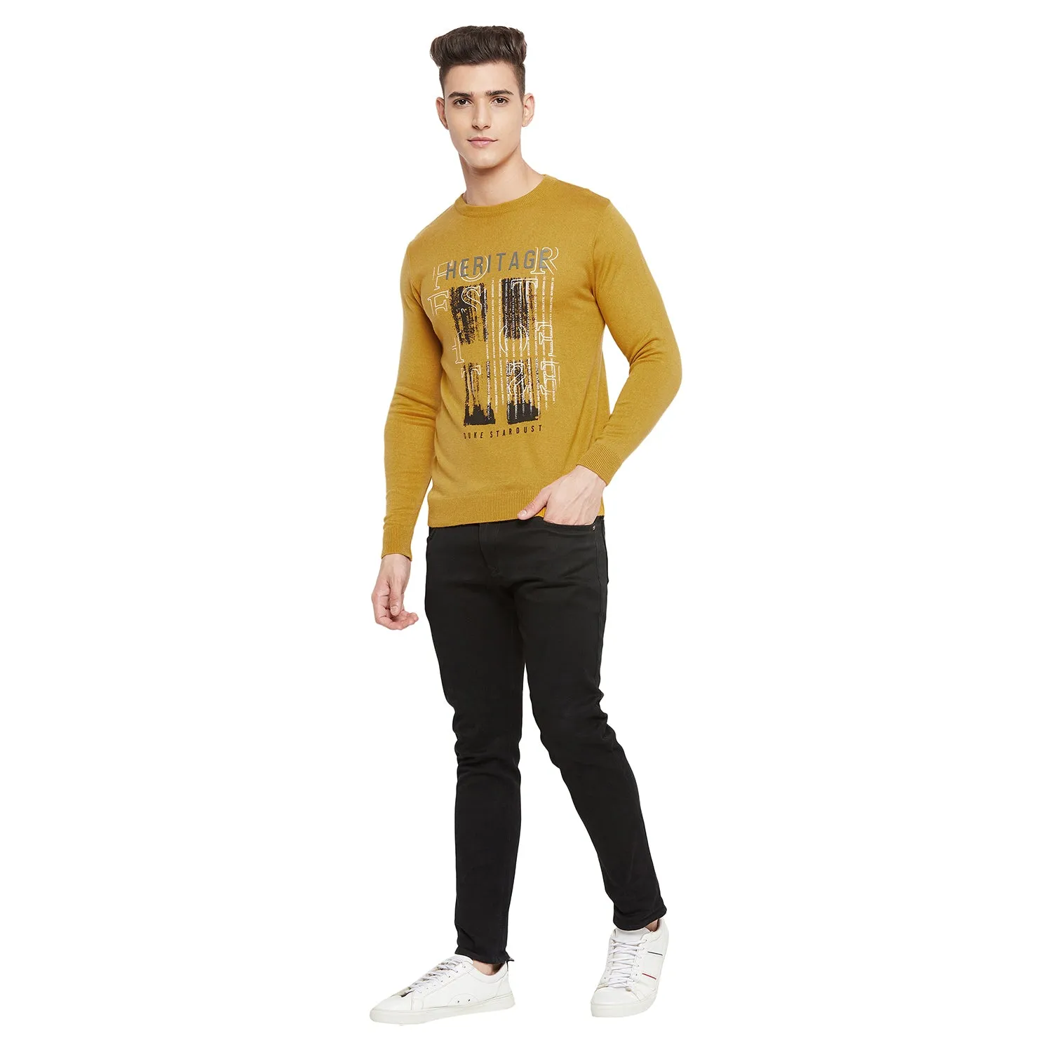 Duke Stardust Men Full Sleeve Round Neck Sweater (MSDS8055)