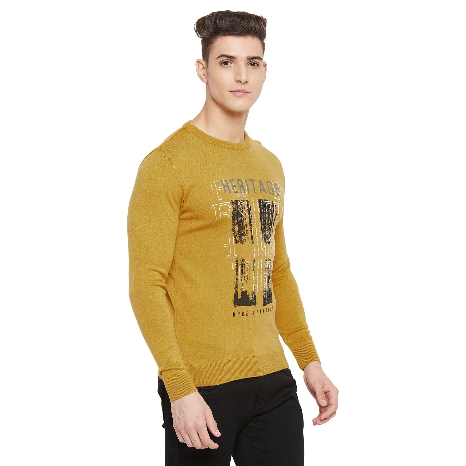 Duke Stardust Men Full Sleeve Round Neck Sweater (MSDS8055)