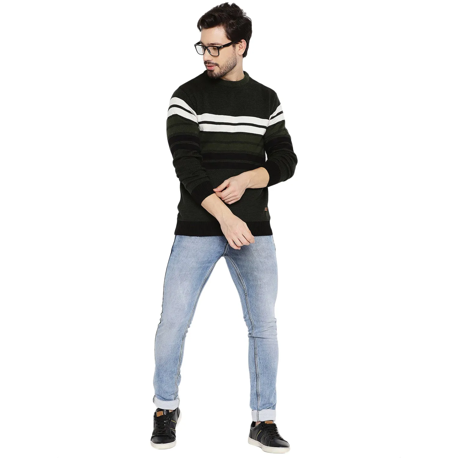 Duke Stardust Men Full Sleeve Round Neck Sweater (SDS2007)