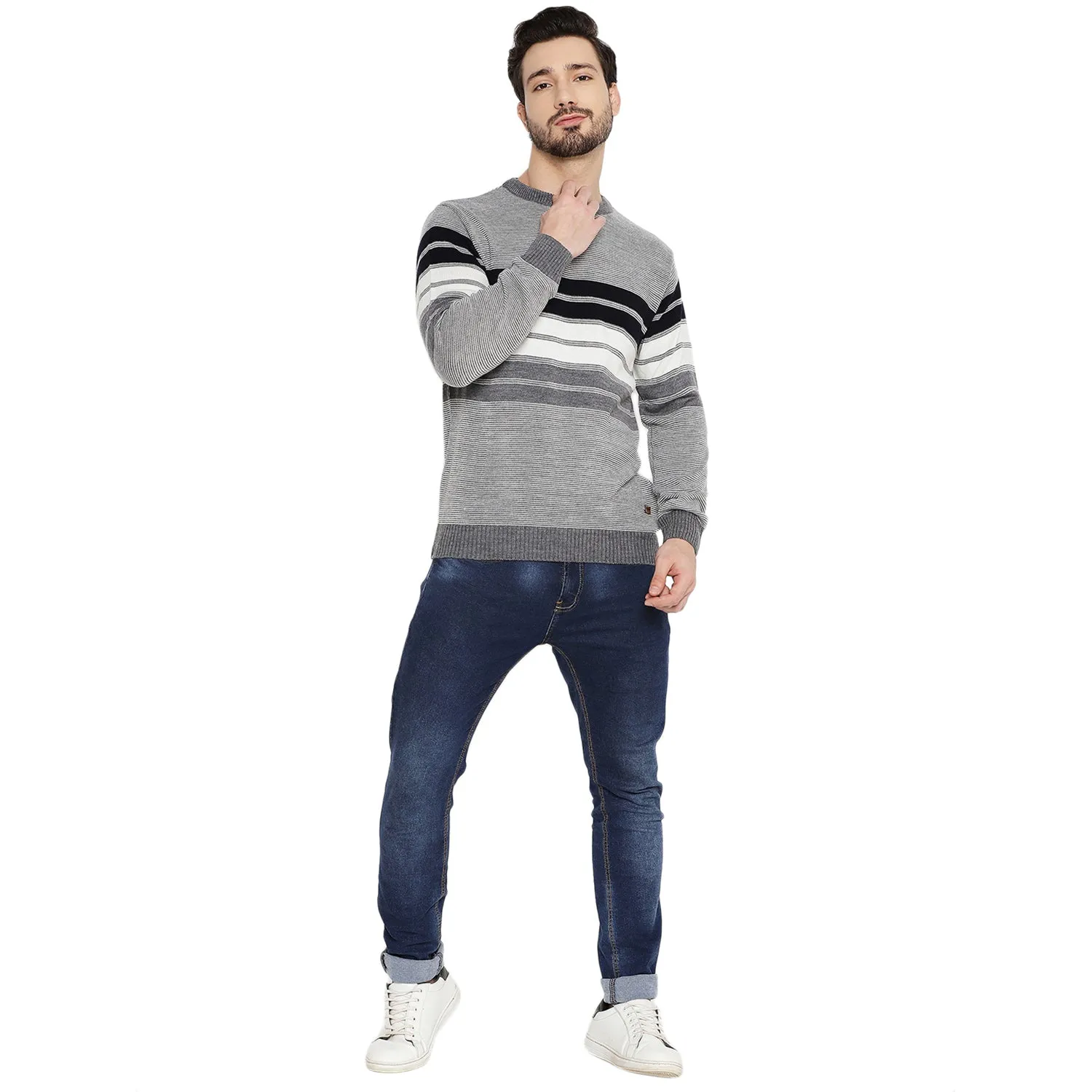 Duke Stardust Men Full Sleeve Round Neck Sweater (SDS2007)