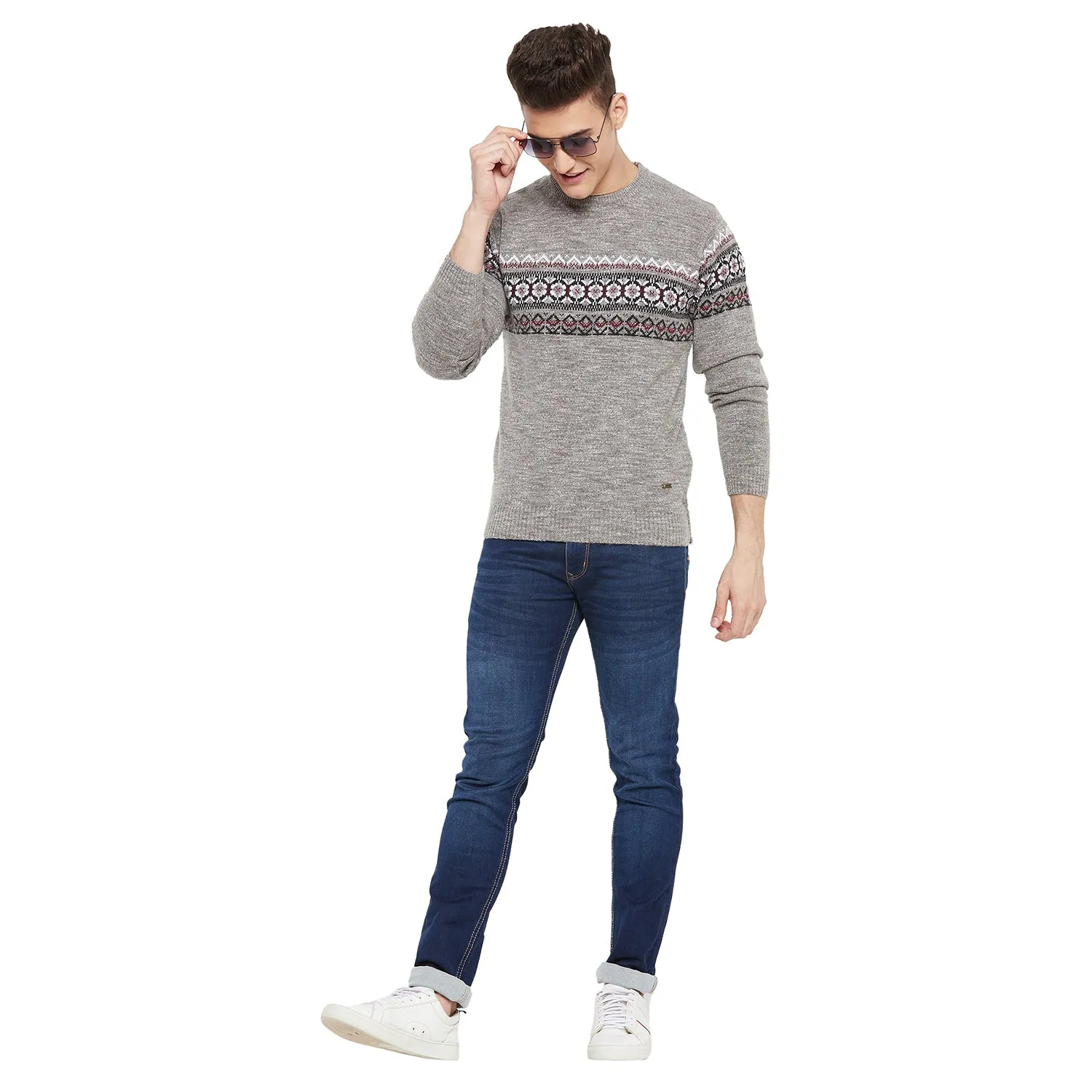 Duke Stardust Men Full Sleeve Round Neck Sweater (SDS2010)