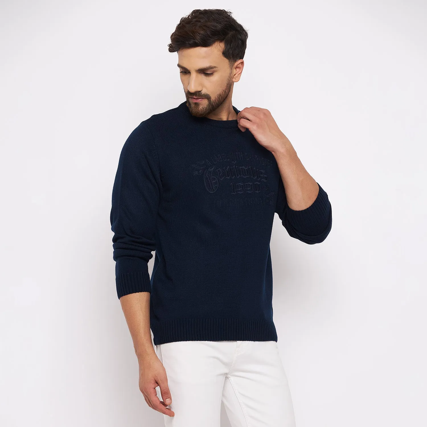 Duke Stardust Men Full Sleeve Round Neck Sweater (SDS2022)