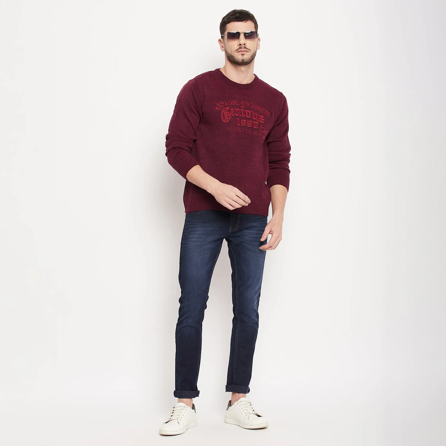 Duke Stardust Men Full Sleeve Round Neck Sweater (SDS2022)