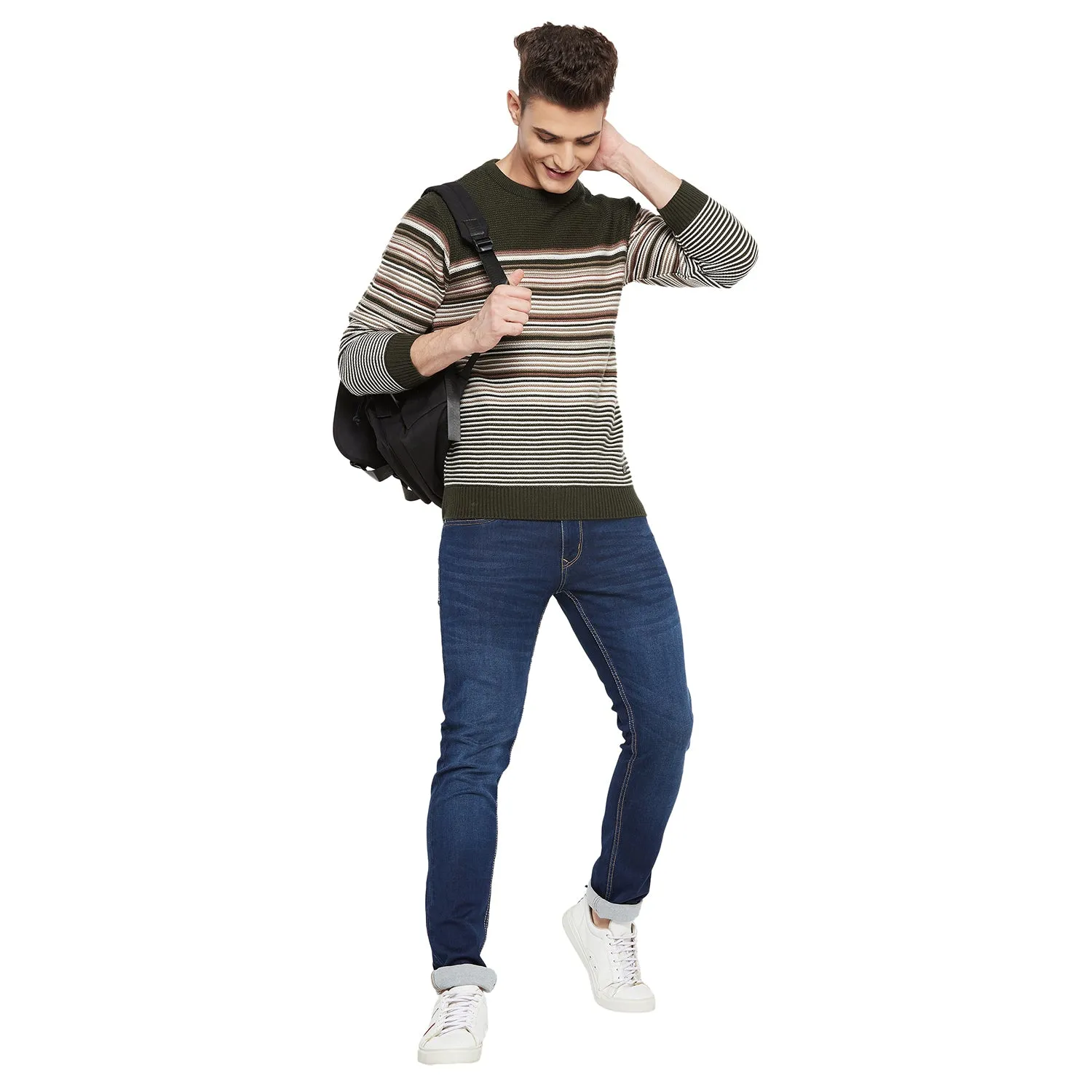 Duke Stardust Men Full Sleeve Round Neck Sweater (SDS2091)
