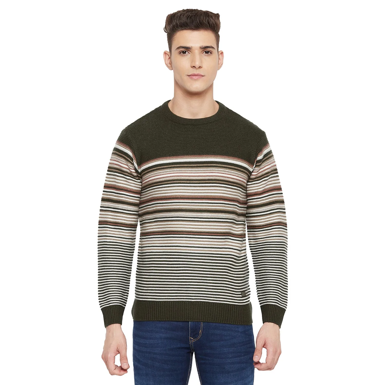 Duke Stardust Men Full Sleeve Round Neck Sweater (SDS2091)