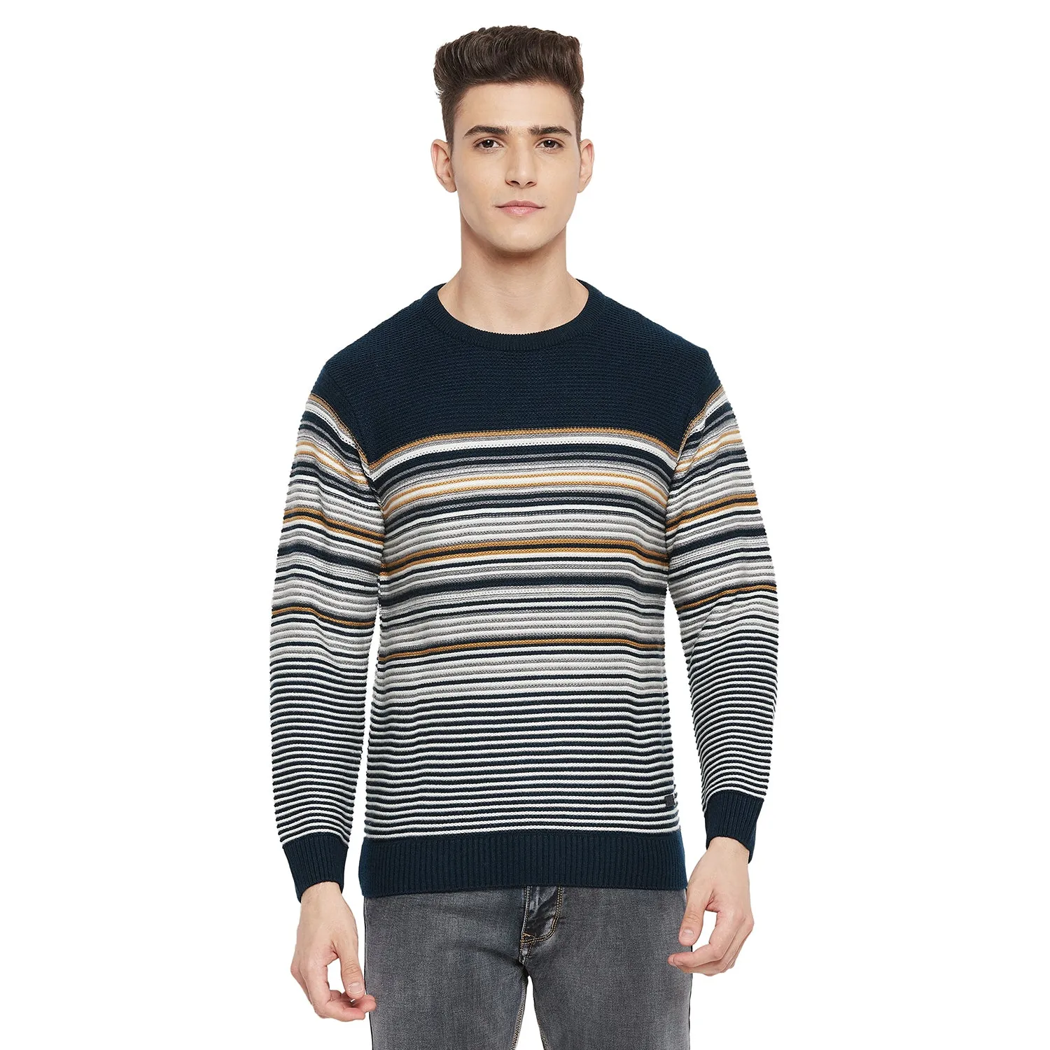 Duke Stardust Men Full Sleeve Round Neck Sweater (SDS2091)