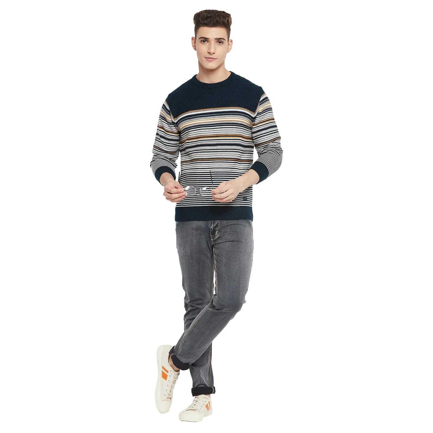 Duke Stardust Men Full Sleeve Round Neck Sweater (SDS2091)