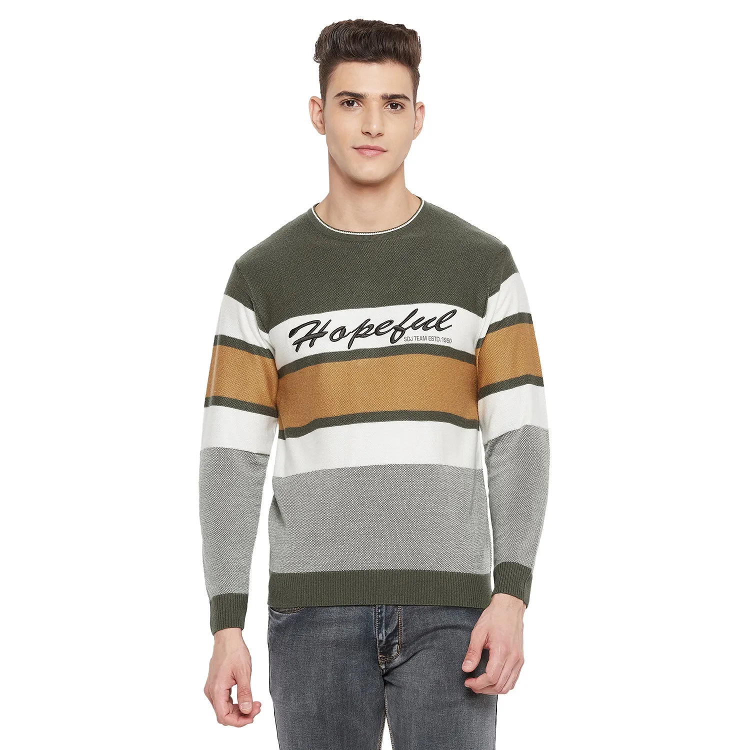 Duke Stardust Men Full Sleeve Round Neck Sweater (SDS2092)