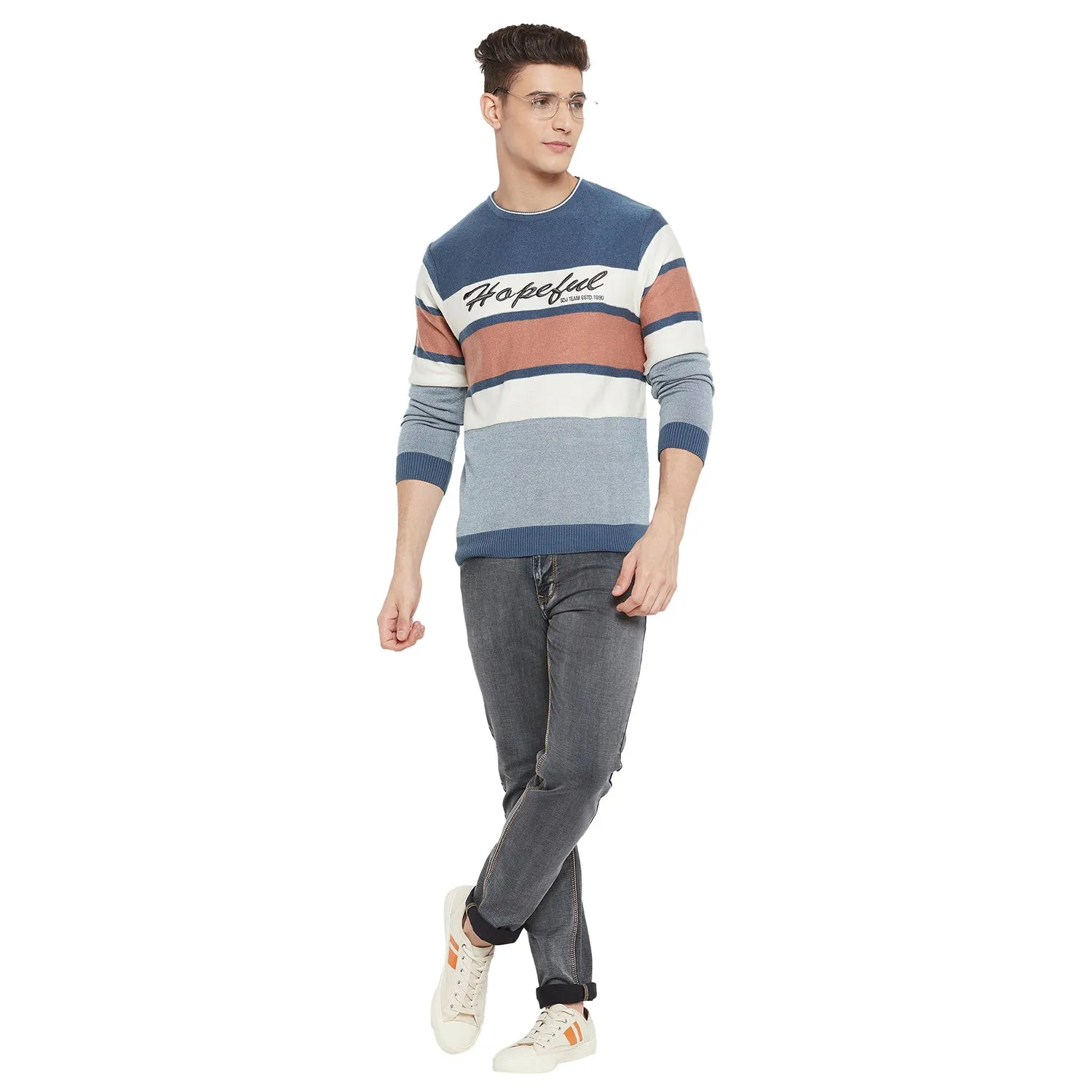 Duke Stardust Men Full Sleeve Round Neck Sweater (SDS2092)