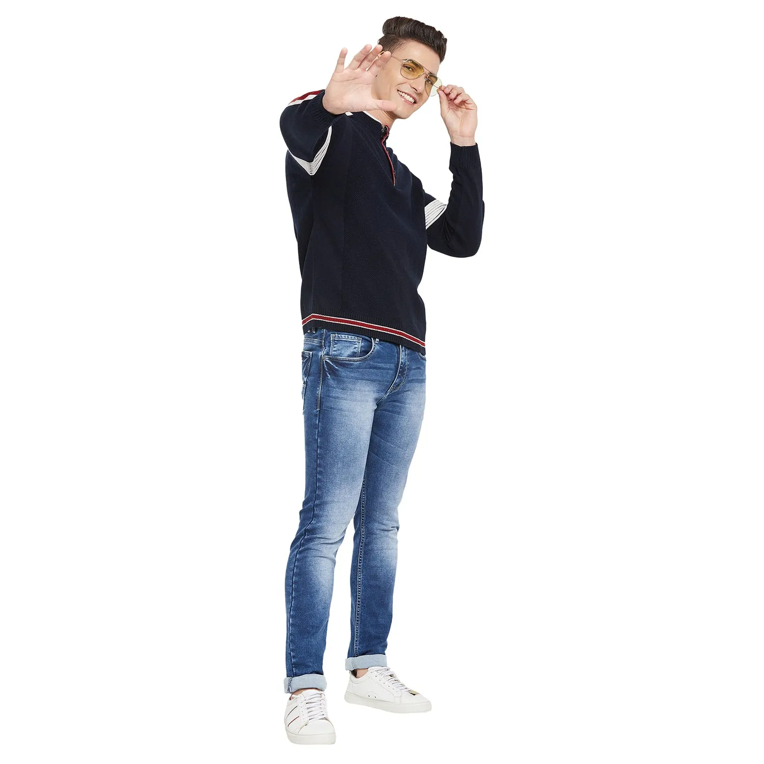 Duke Stardust Men Full Sleeve Round Neck Sweater (SDS685)