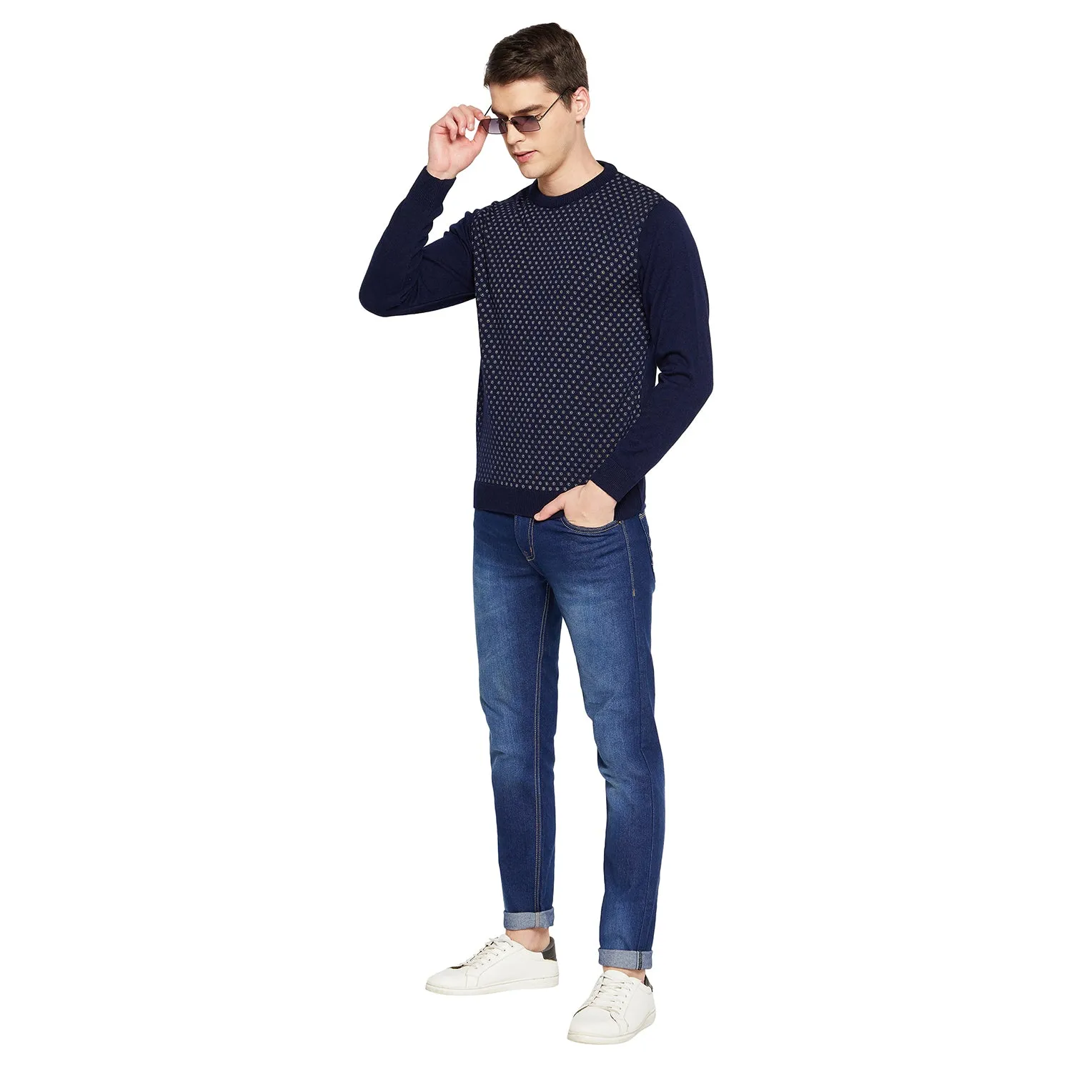 Duke Stardust Men Full Sleeve Round Neck Sweater (SDS8081)