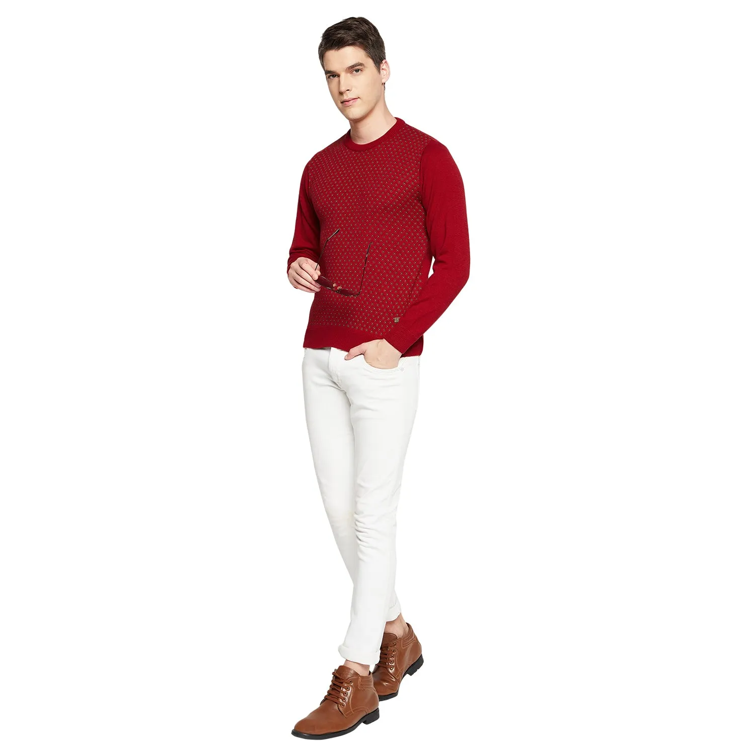 Duke Stardust Men Full Sleeve Round Neck Sweater (SDS8081)
