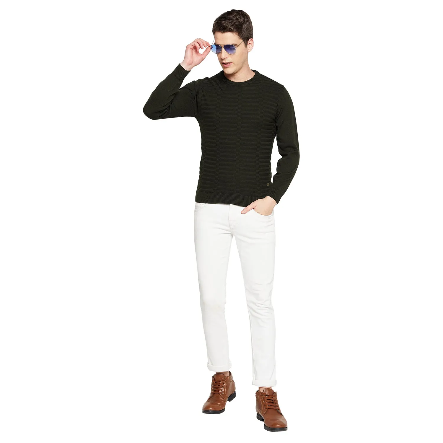 Duke Stardust Men Full Sleeve Round Neck Sweater (SDS8084)