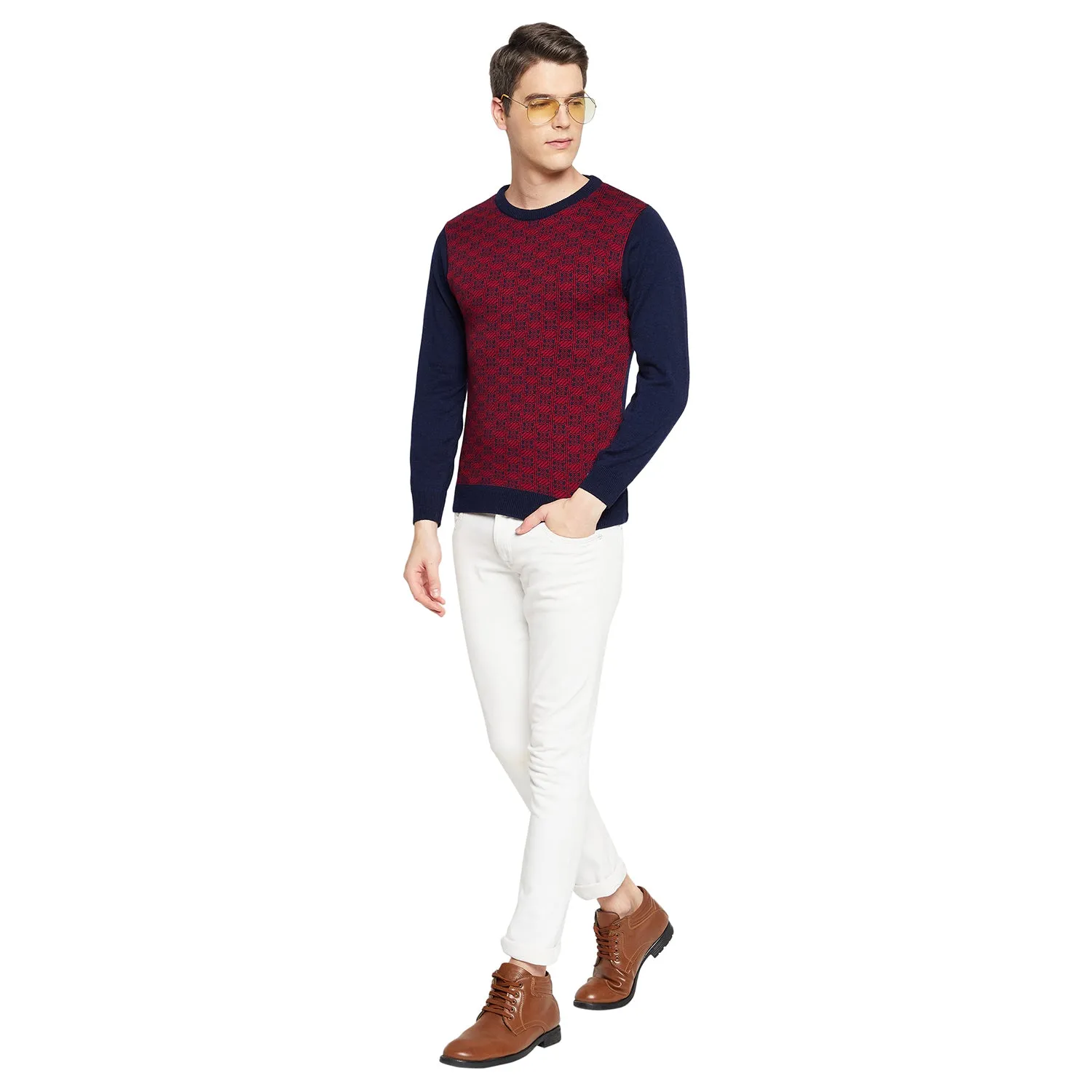 Duke Stardust Men Full Sleeve Round Neck Sweater (SDS8087)