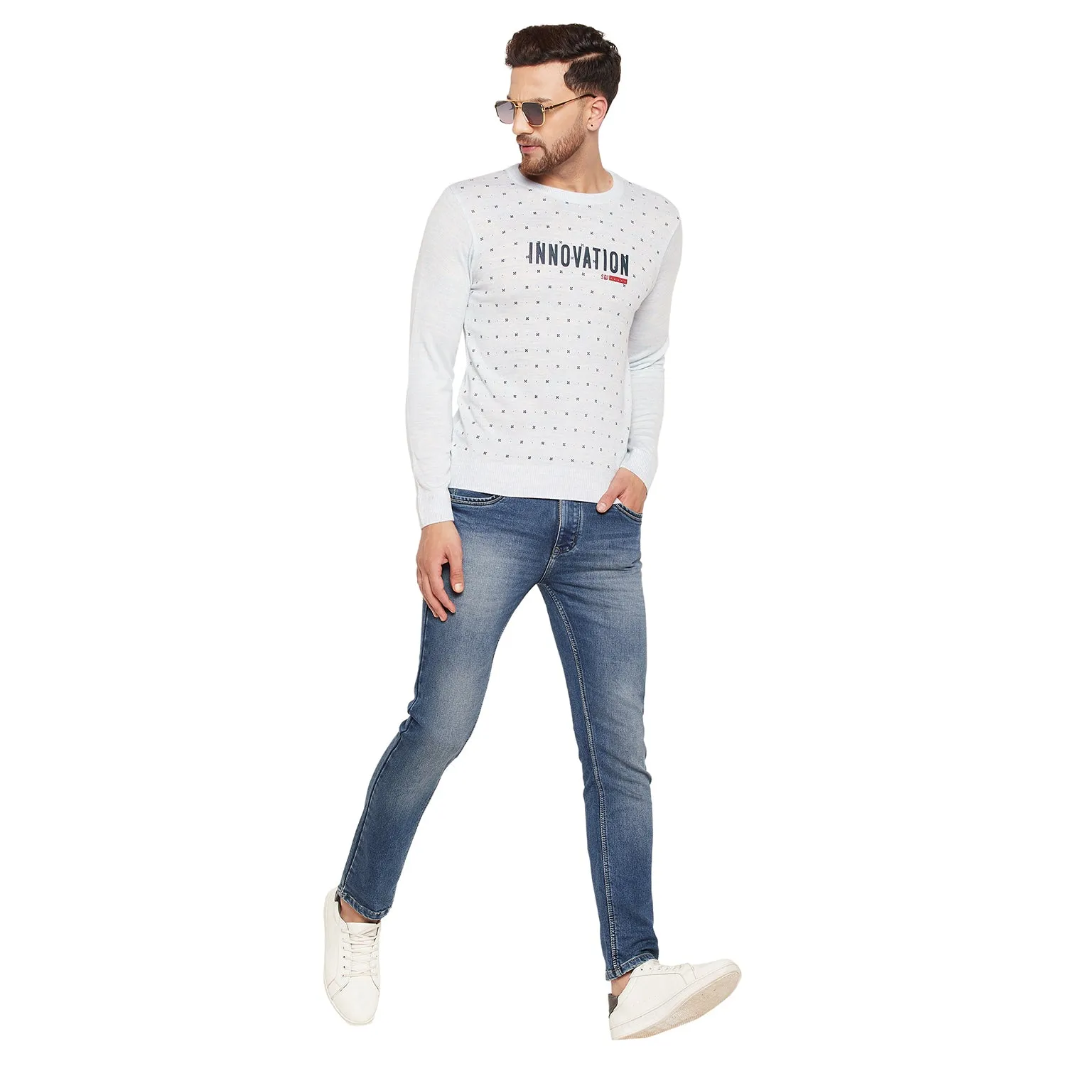 Duke Stardust Men Full Sleeve Round Neck Sweater (SDS8091)