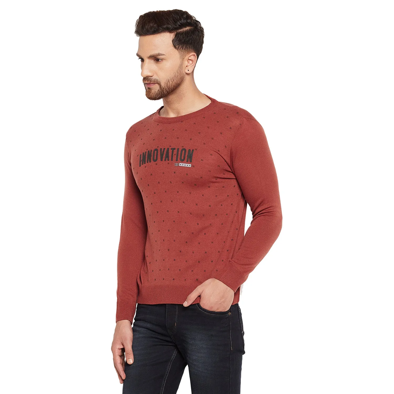 Duke Stardust Men Full Sleeve Round Neck Sweater (SDS8091)