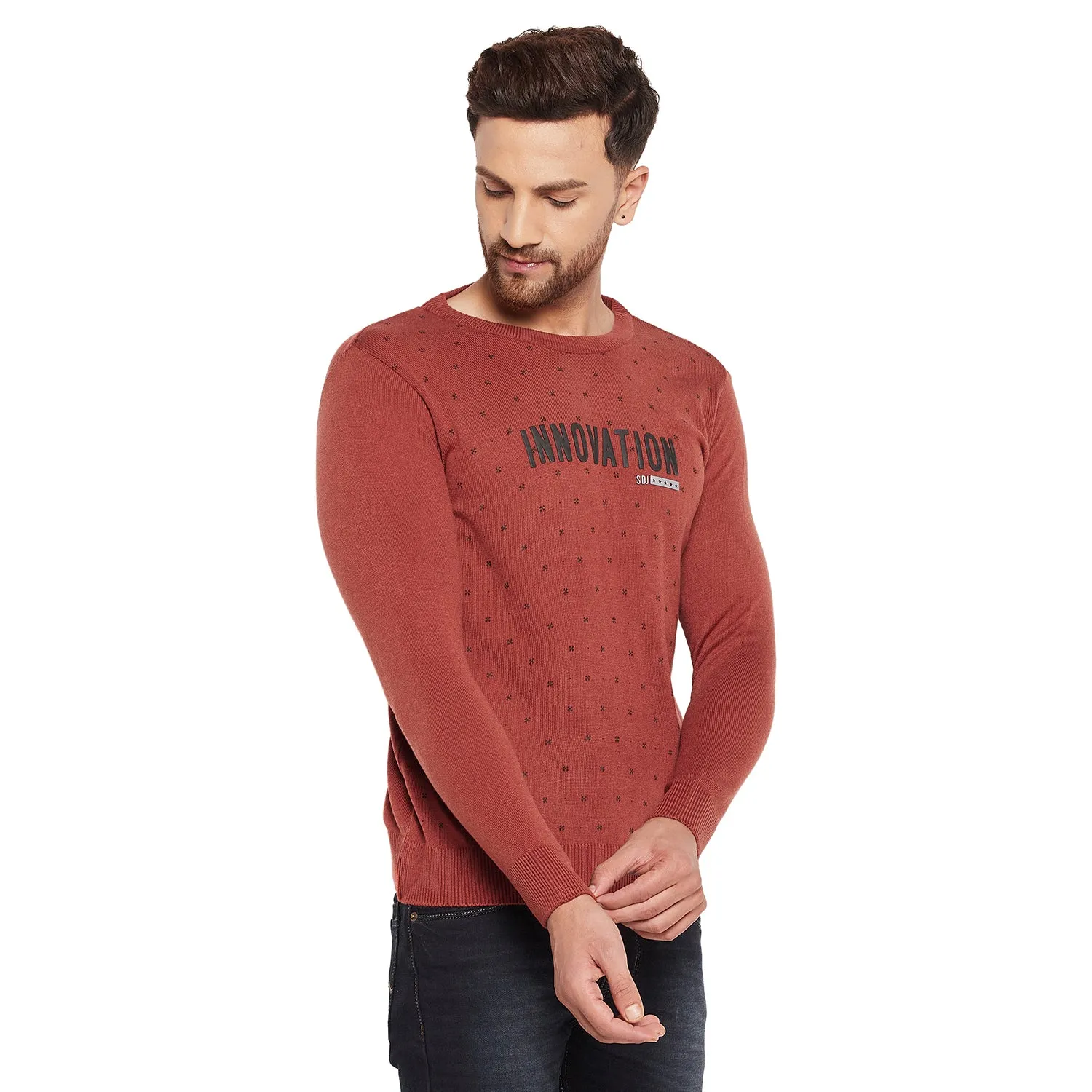 Duke Stardust Men Full Sleeve Round Neck Sweater (SDS8091)