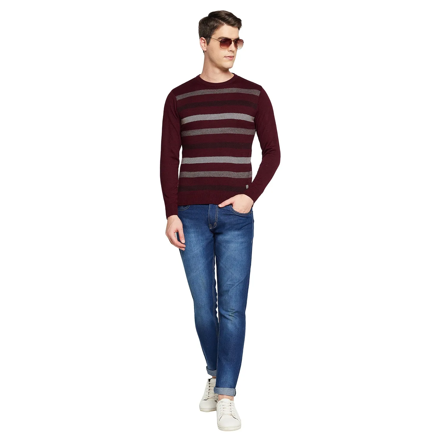 Duke Stardust Men Full Sleeve Round Neck Sweater (SDS8093)
