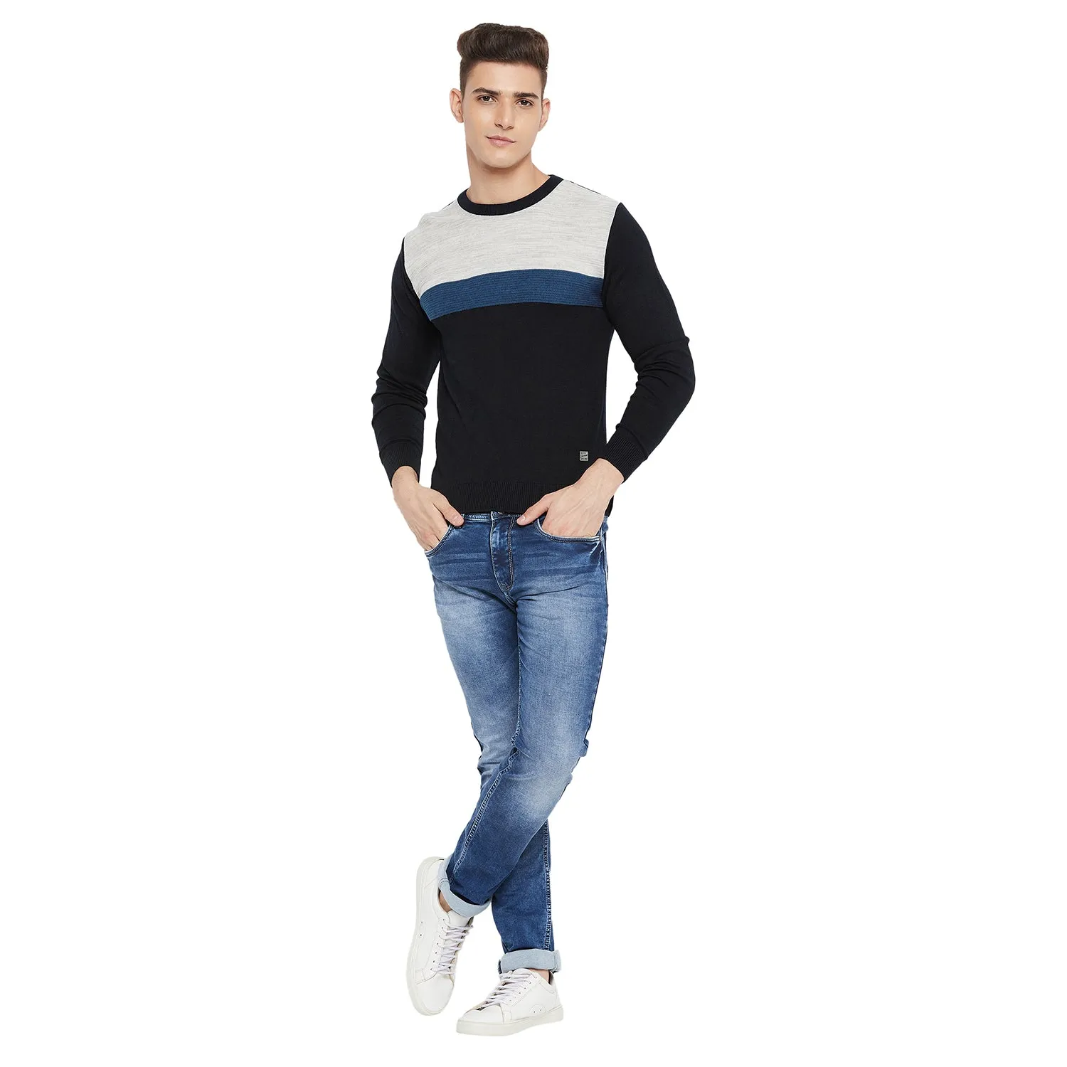 Duke Stardust Men Full Sleeve Round Neck Sweater (SDS8094)