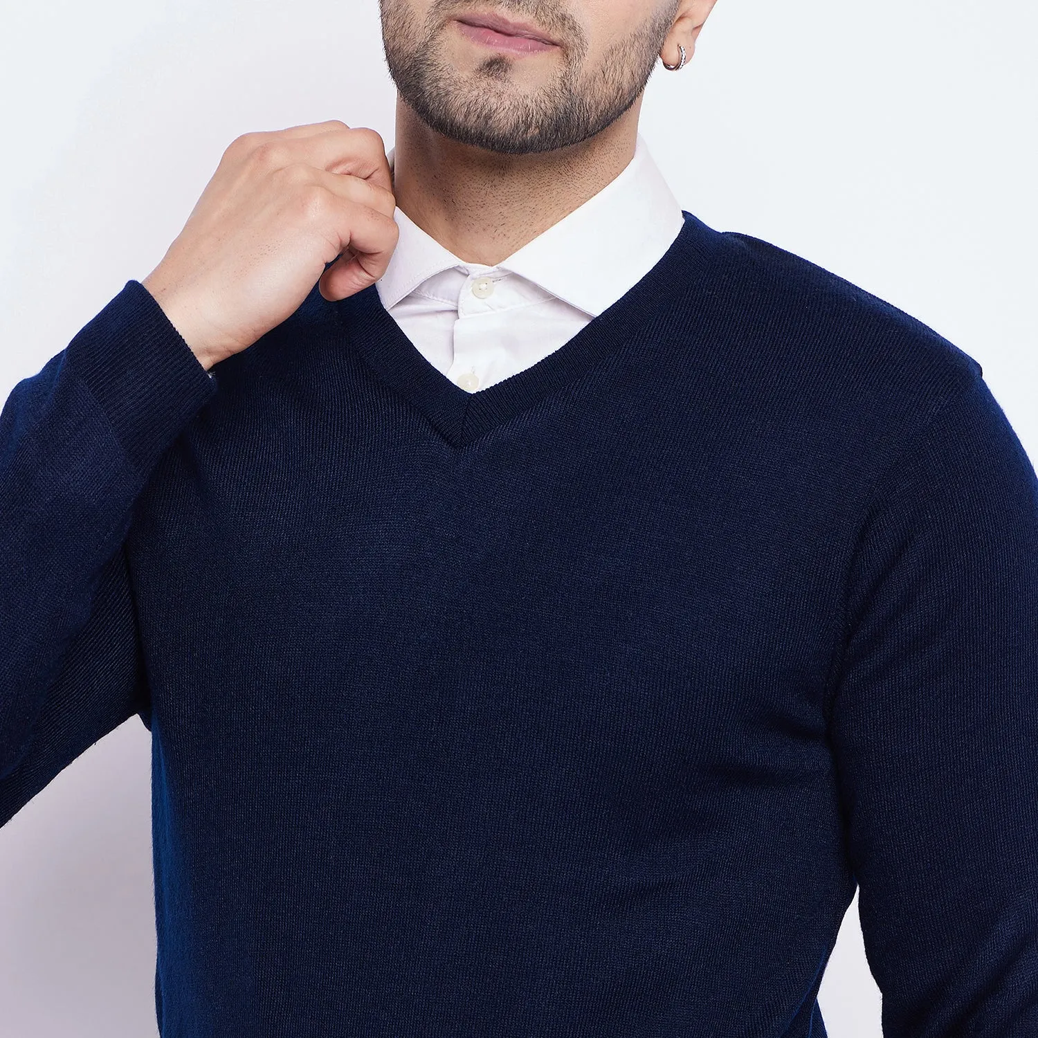 Duke Stardust Men Full Sleeve V Neck Reversible Sweater (SDS5200R)