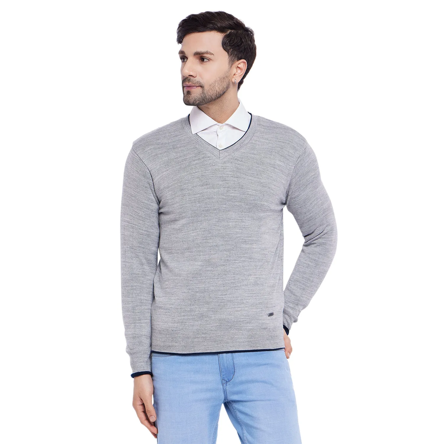 Duke Stardust Men Full Sleeve V Neck Reversible Sweater (SDS5200R)