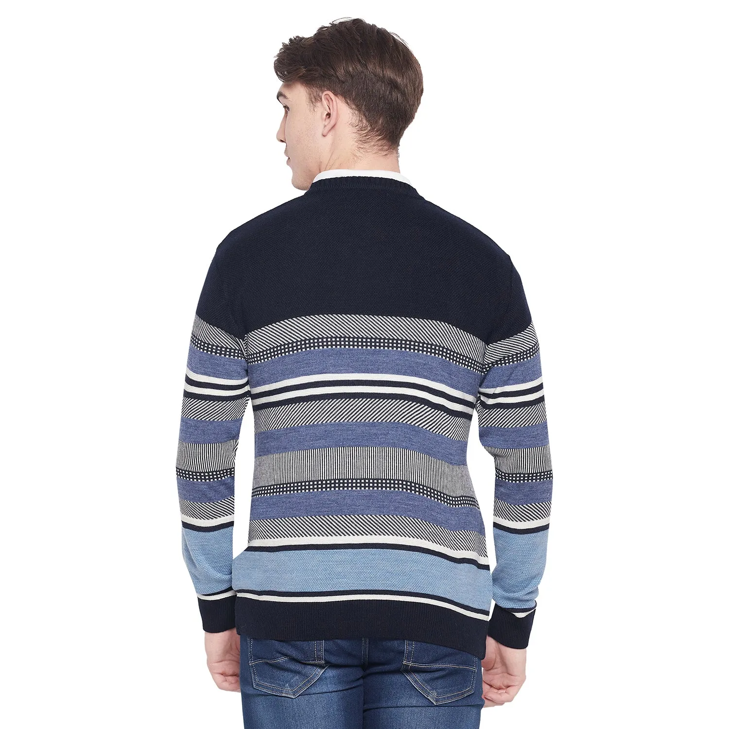 Duke Stardust Men Full Sleeve V Neck Sweater (SDS2044)