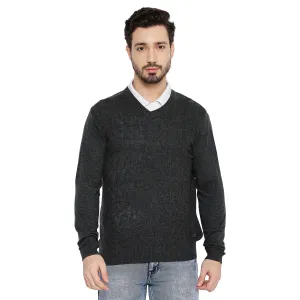 Duke Stardust Men Full Sleeve V Neck Sweater (SDS2048)