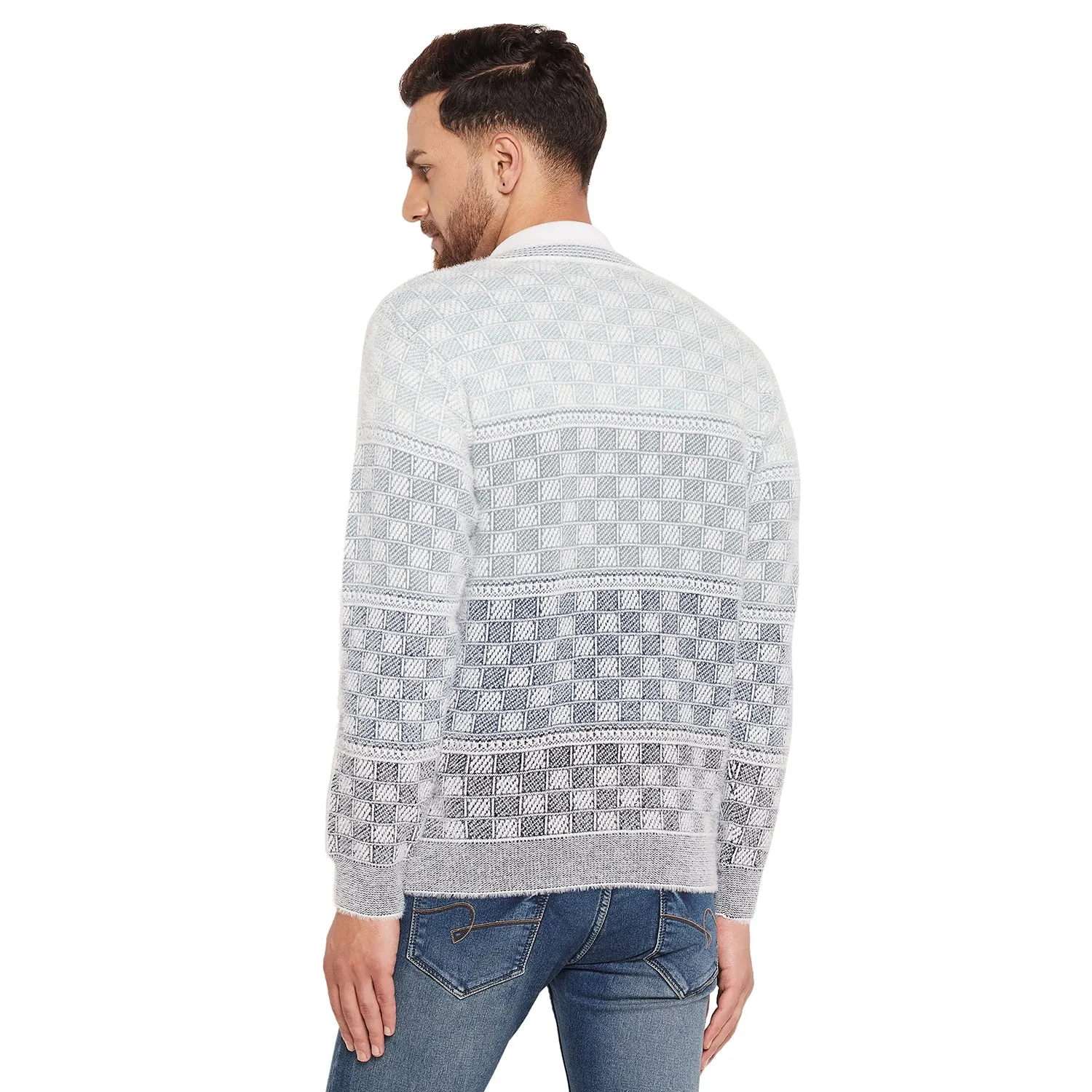 Duke Stardust Men Full Sleeve V-Neck Sweater (SDS2063)
