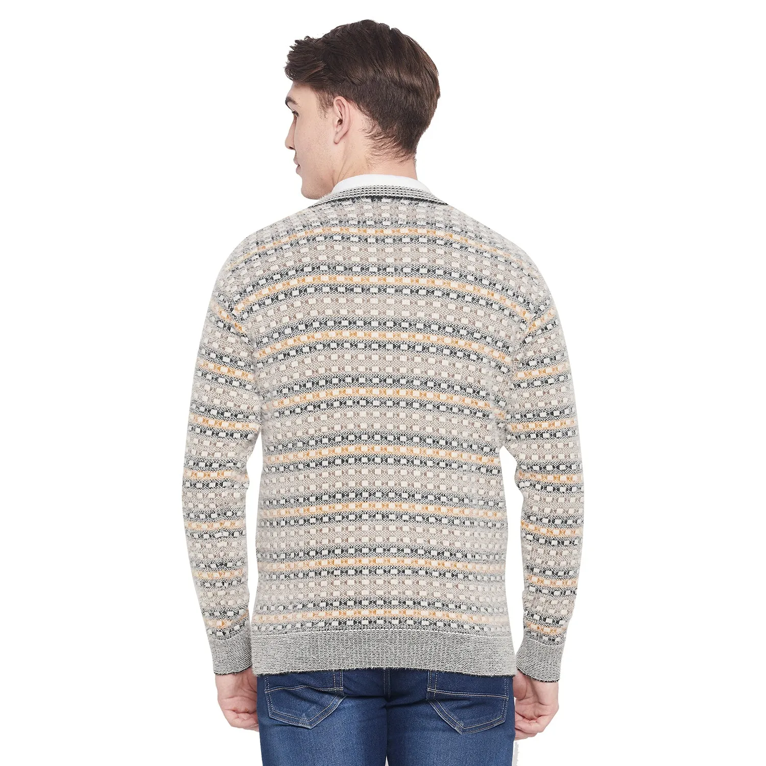 Duke Stardust Men Full Sleeve V Neck Sweater (SDS2064)