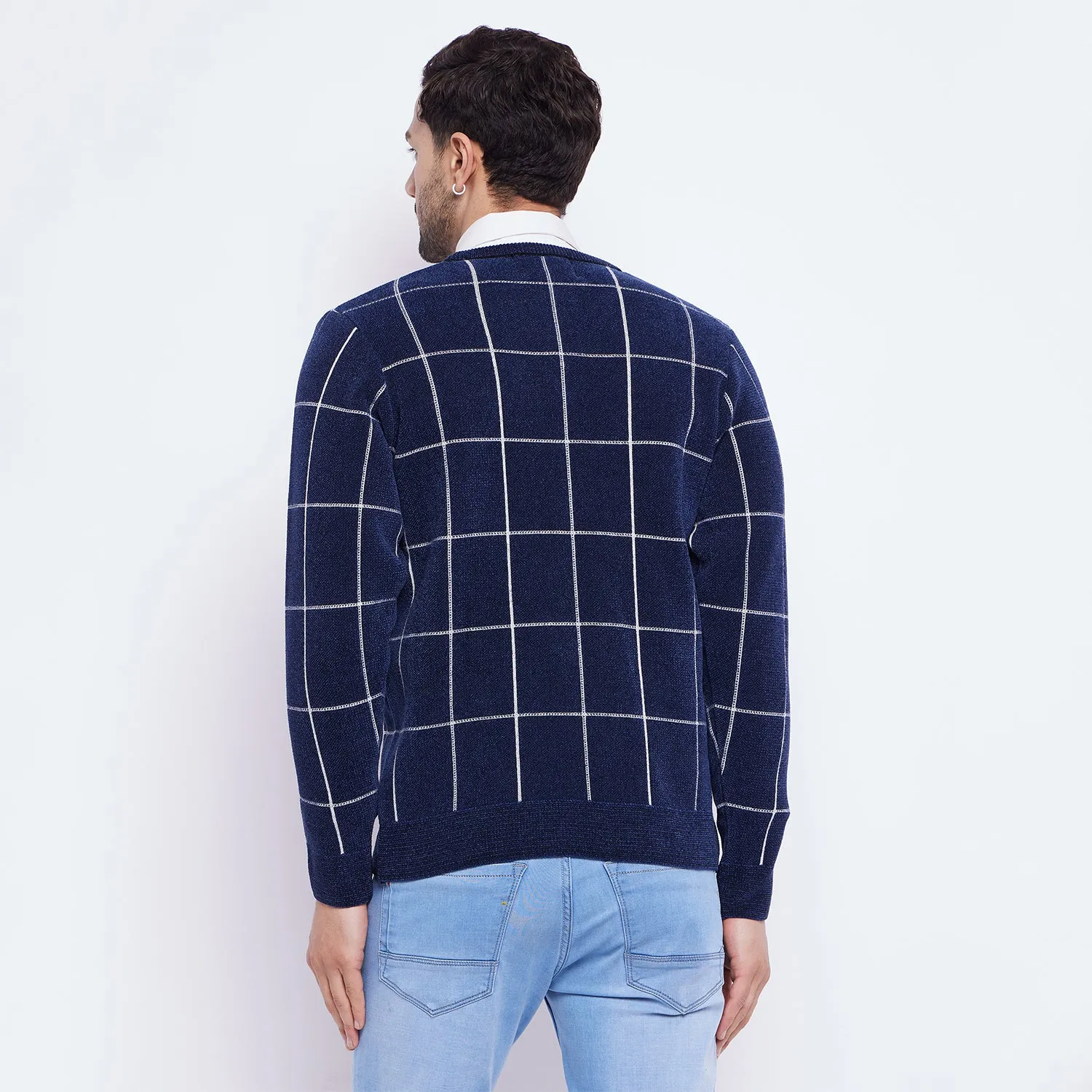 Duke Stardust Men Full Sleeve V Neck Sweater (SDS2141)