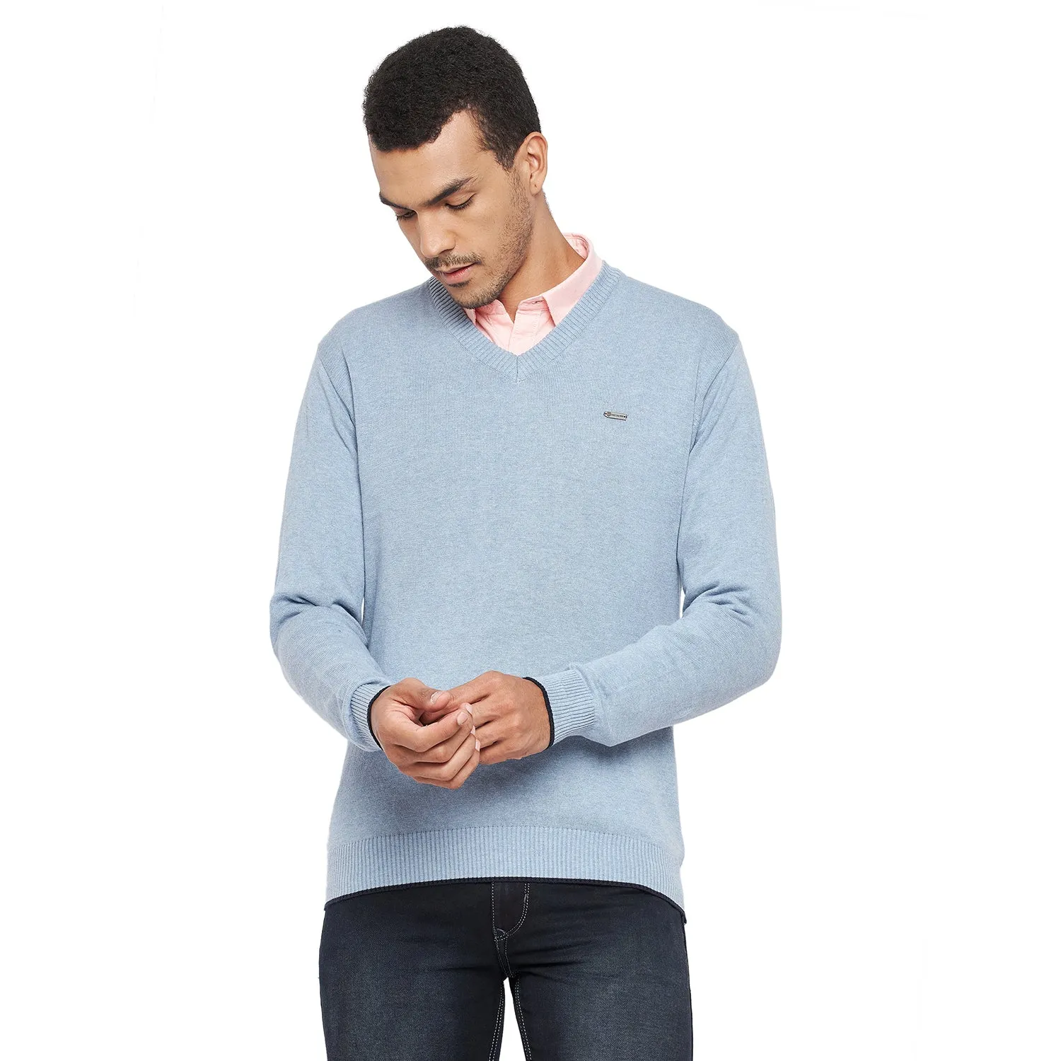 Duke Stardust Men Full Sleeve V Neck Sweater (SDS3000)