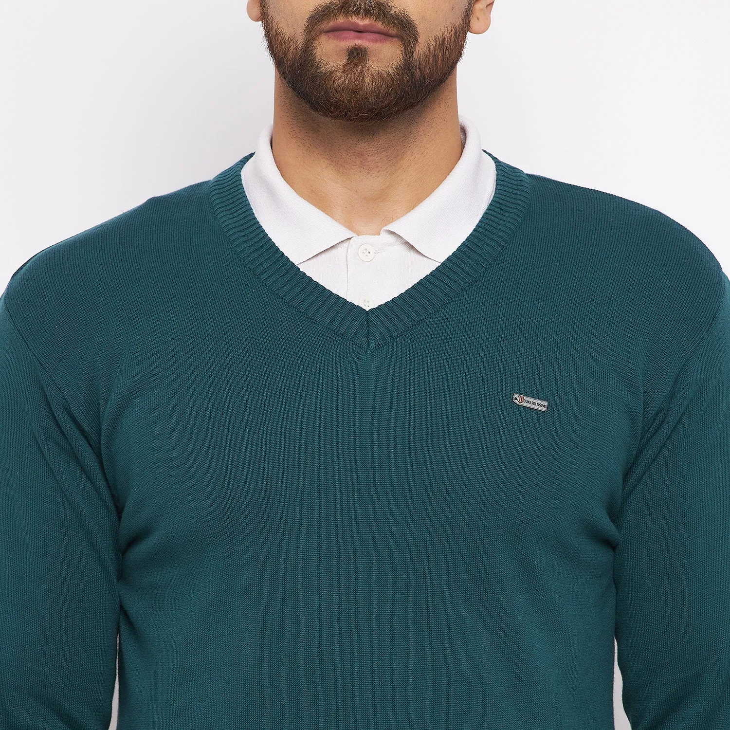 Duke Stardust Men Full Sleeve V Neck Sweater (SDS3000)