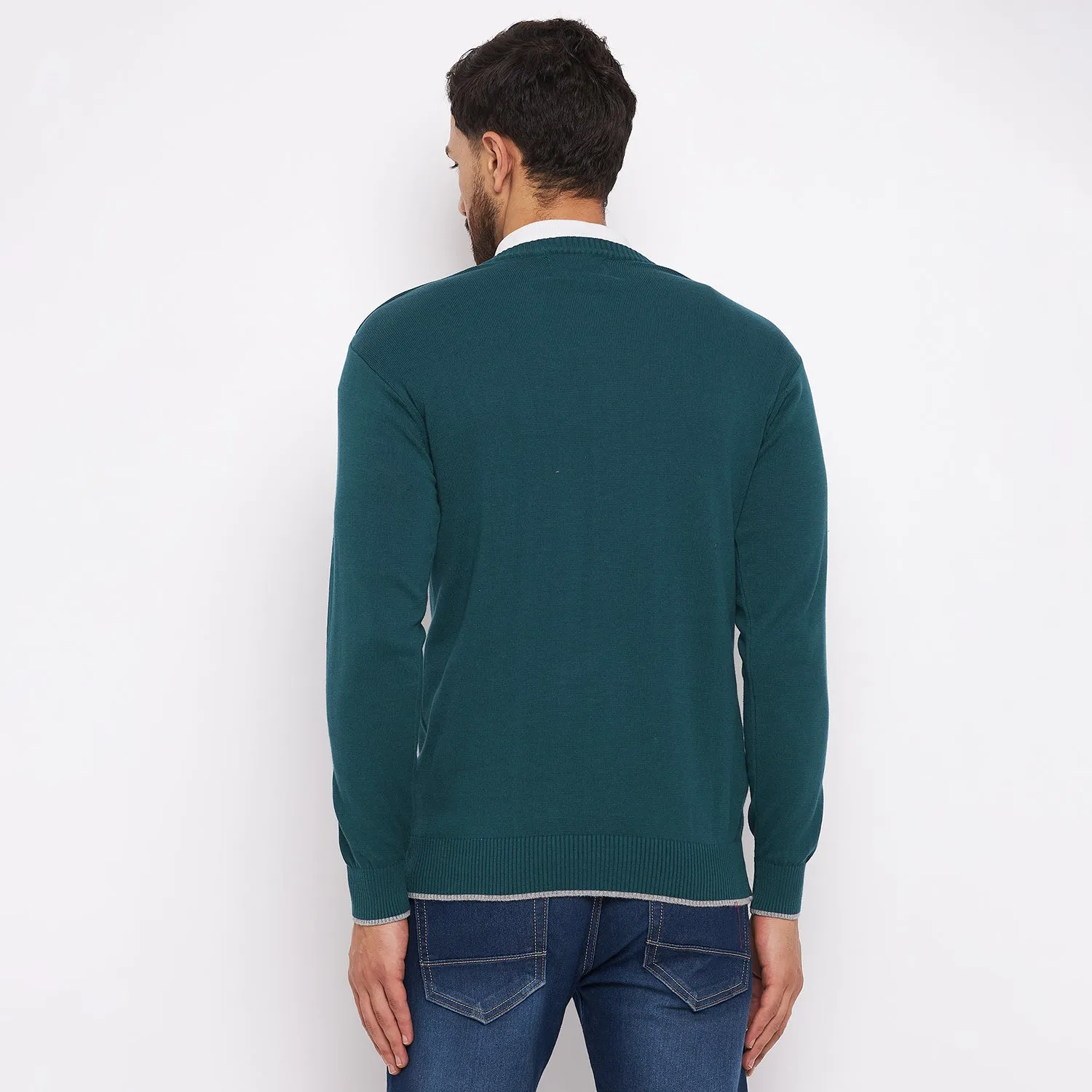 Duke Stardust Men Full Sleeve V Neck Sweater (SDS3000)