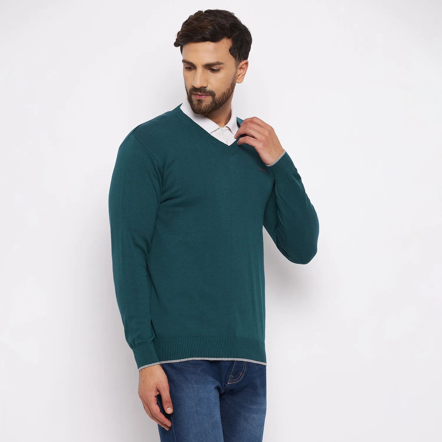 Duke Stardust Men Full Sleeve V Neck Sweater (SDS3000)