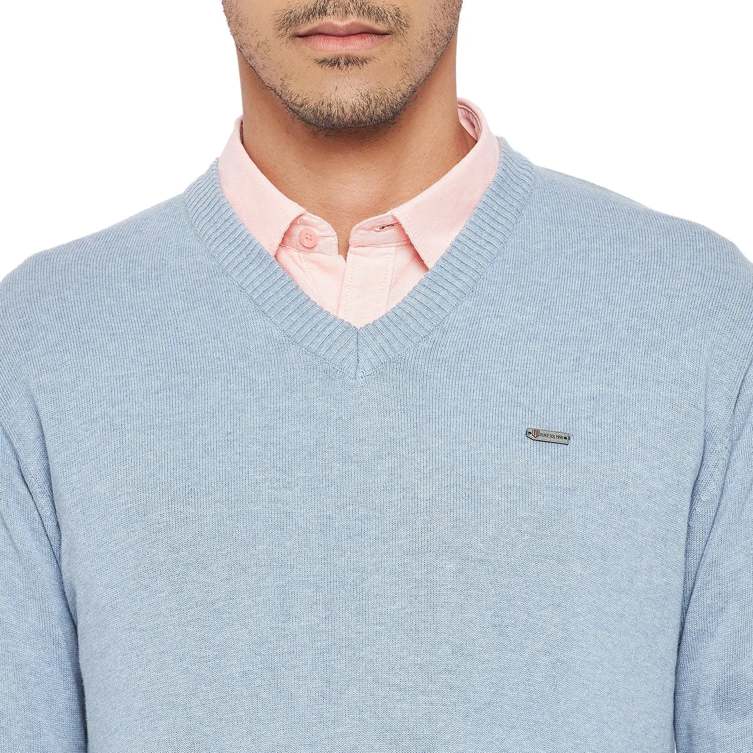 Duke Stardust Men Full Sleeve V Neck Sweater (SDS3000)