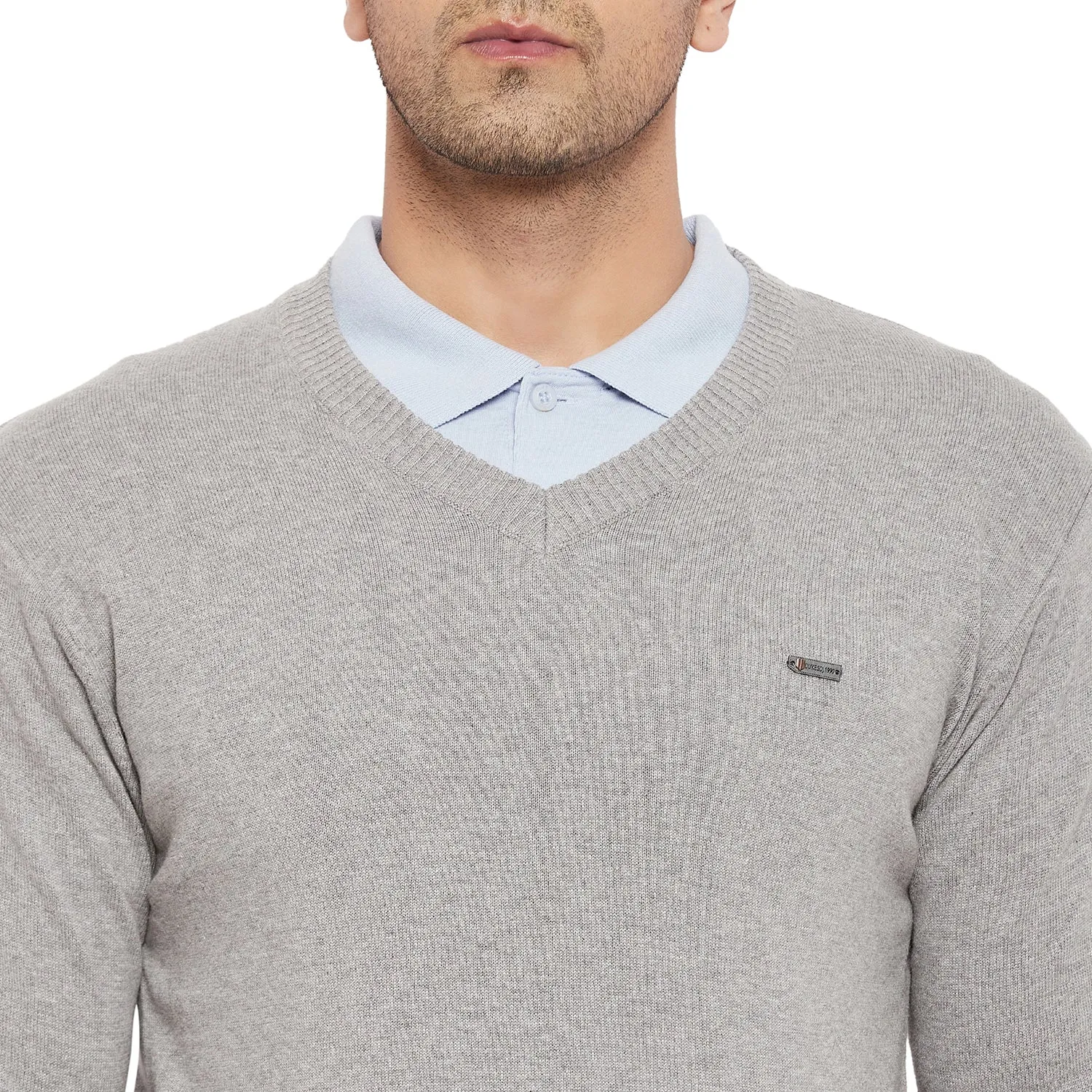 Duke Stardust Men Full Sleeve V Neck Sweater (SDS3000)