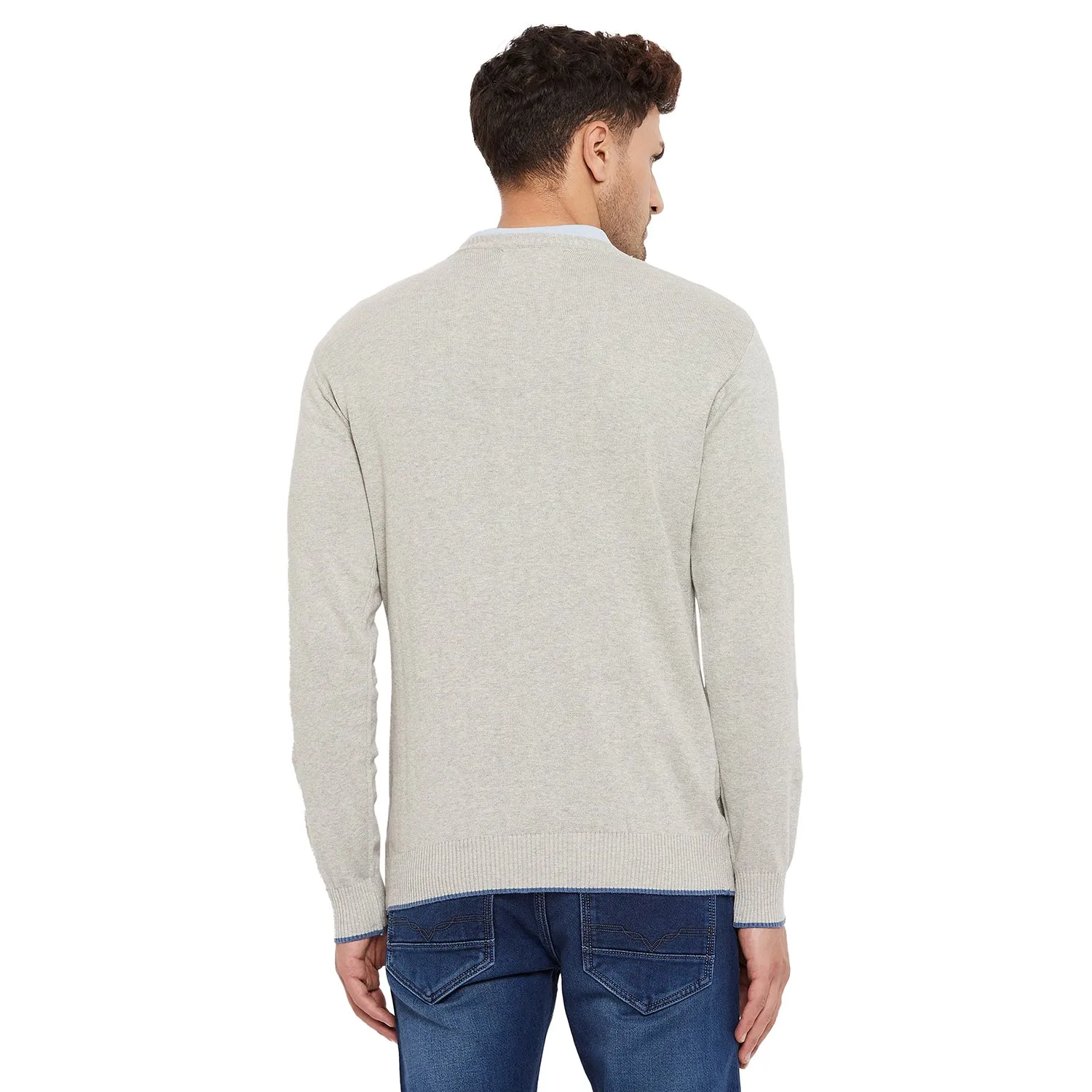 Duke Stardust Men Full Sleeve V Neck Sweater (SDS3000)