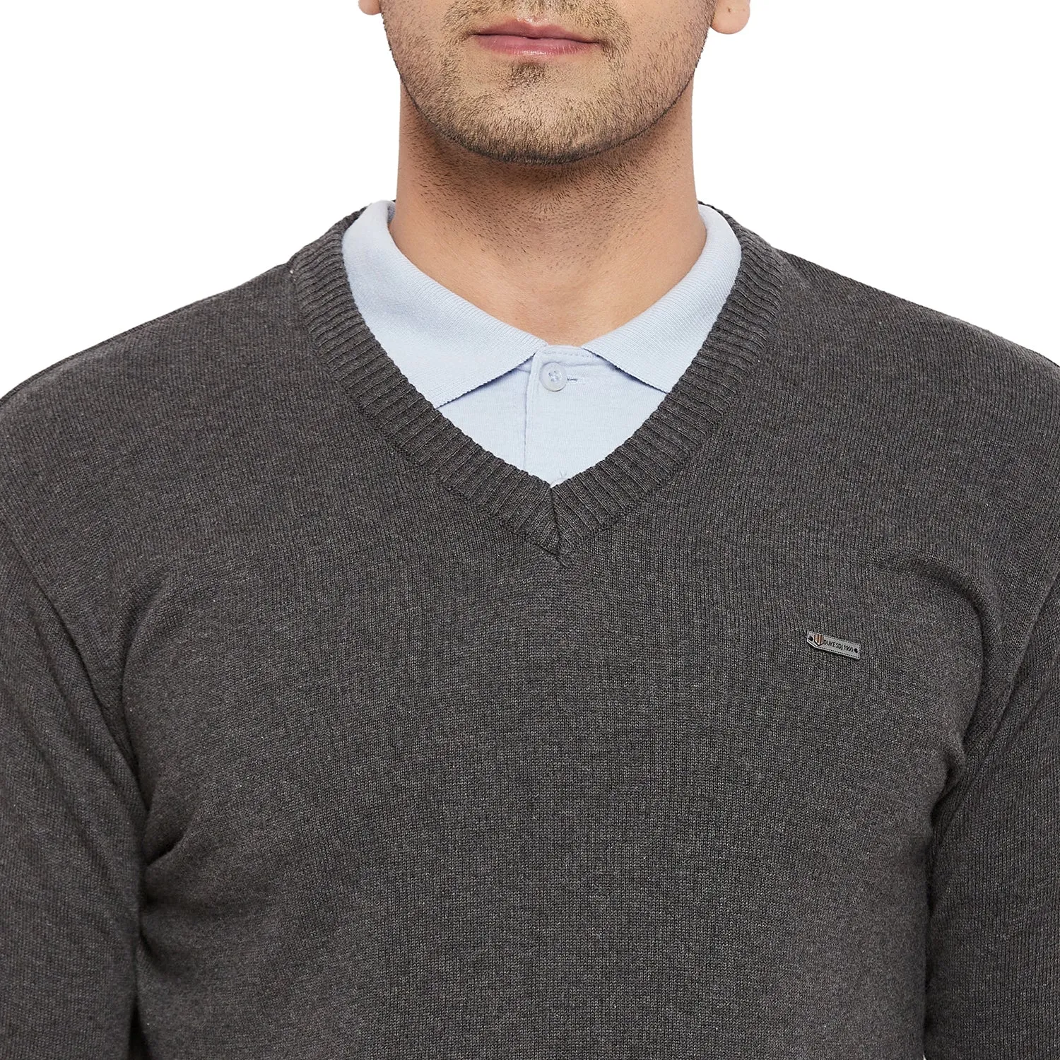 Duke Stardust Men Full Sleeve V Neck Sweater (SDS3000)