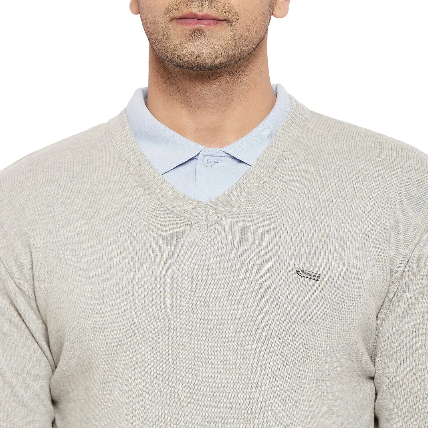 Duke Stardust Men Full Sleeve V Neck Sweater (SDS3000)