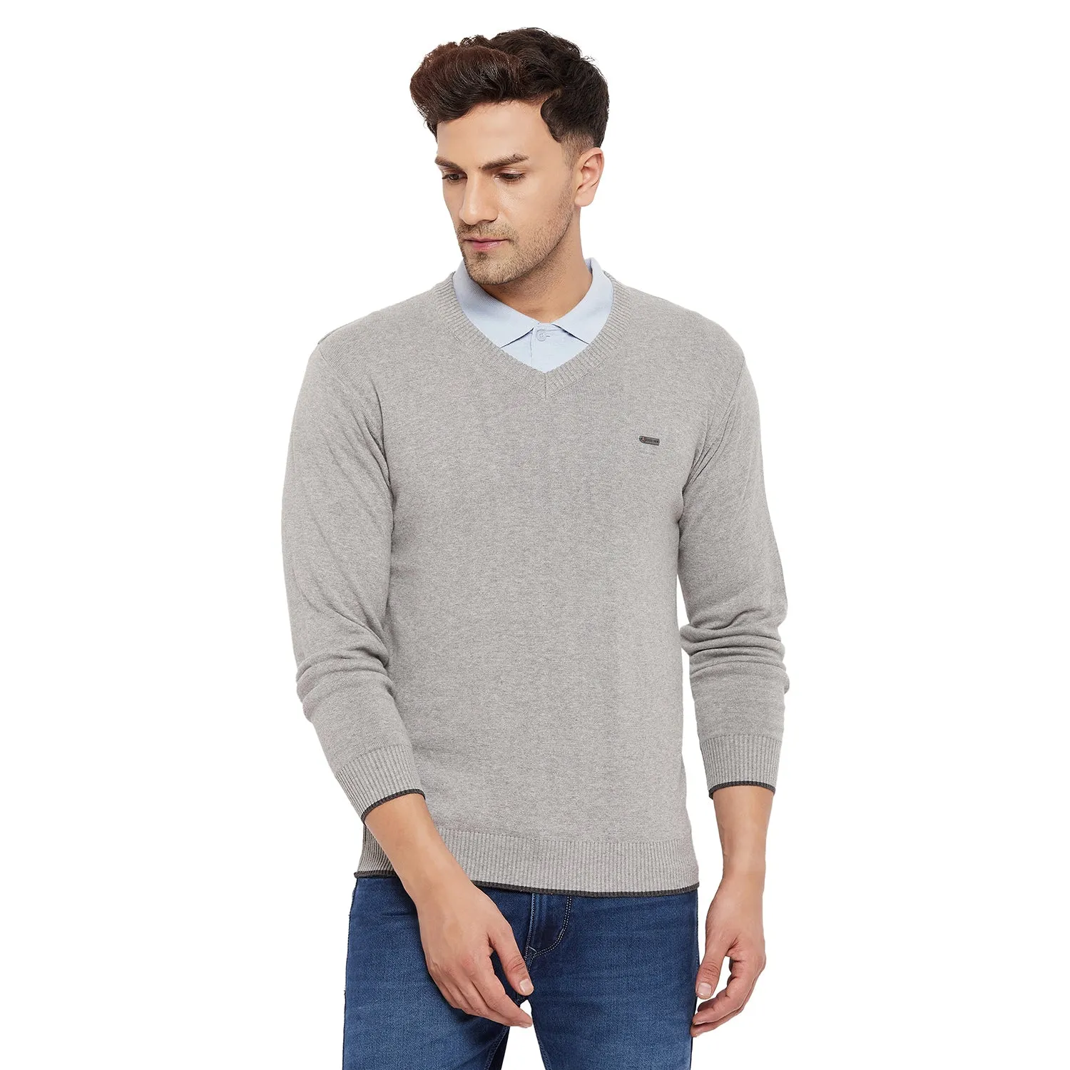 Duke Stardust Men Full Sleeve V Neck Sweater (SDS3000)